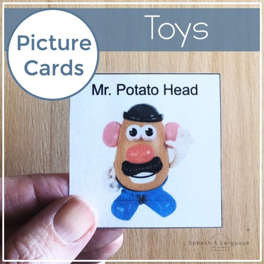 Toys Editable Picture Cards