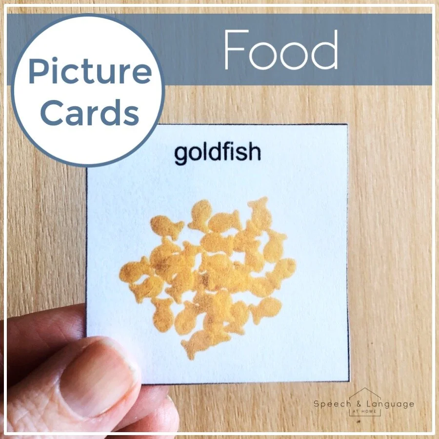 Food Editable Picture Cards