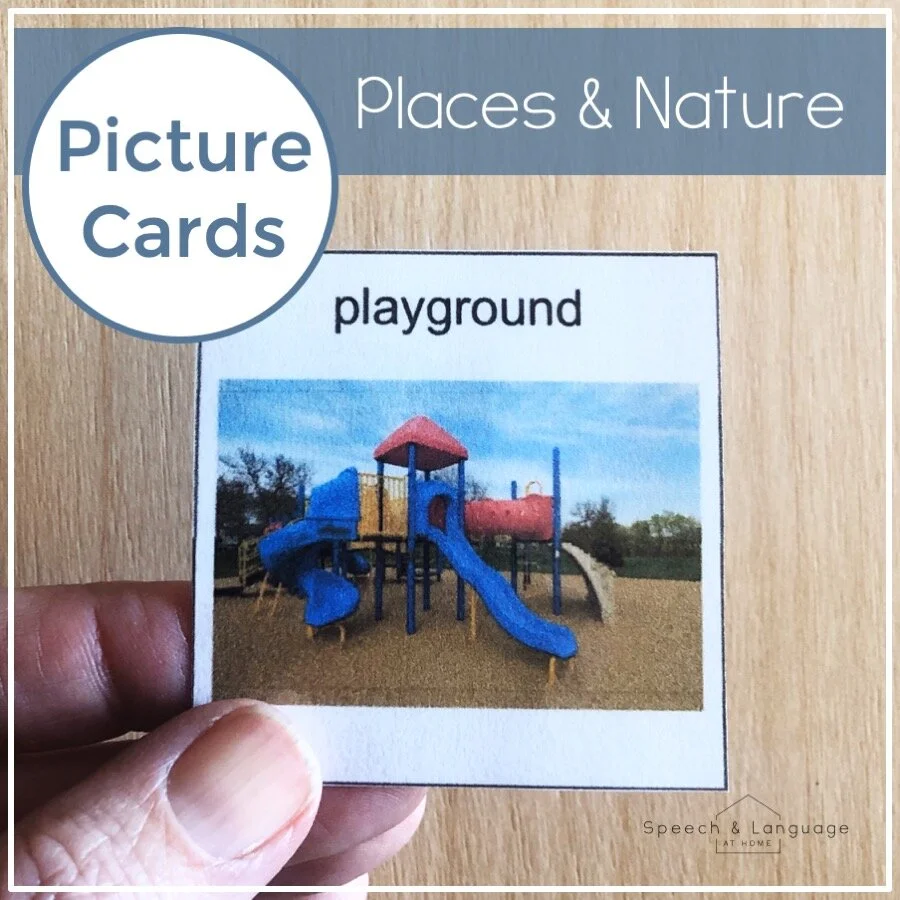 Places and Nature Editable Picture Cards