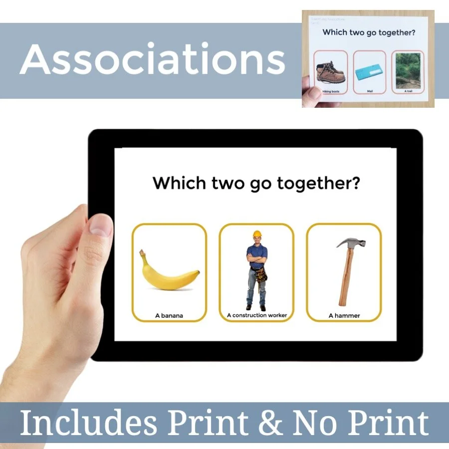 Word Association Task Cards