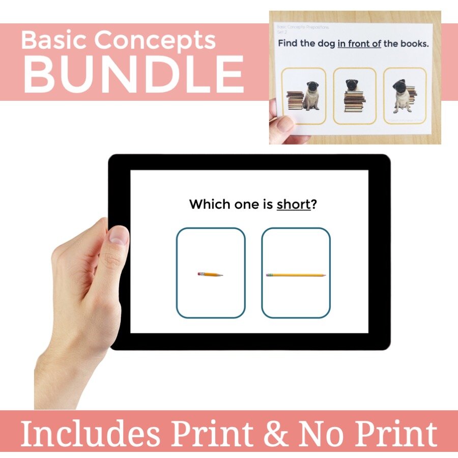 Basic Concept Task Cards Bundle