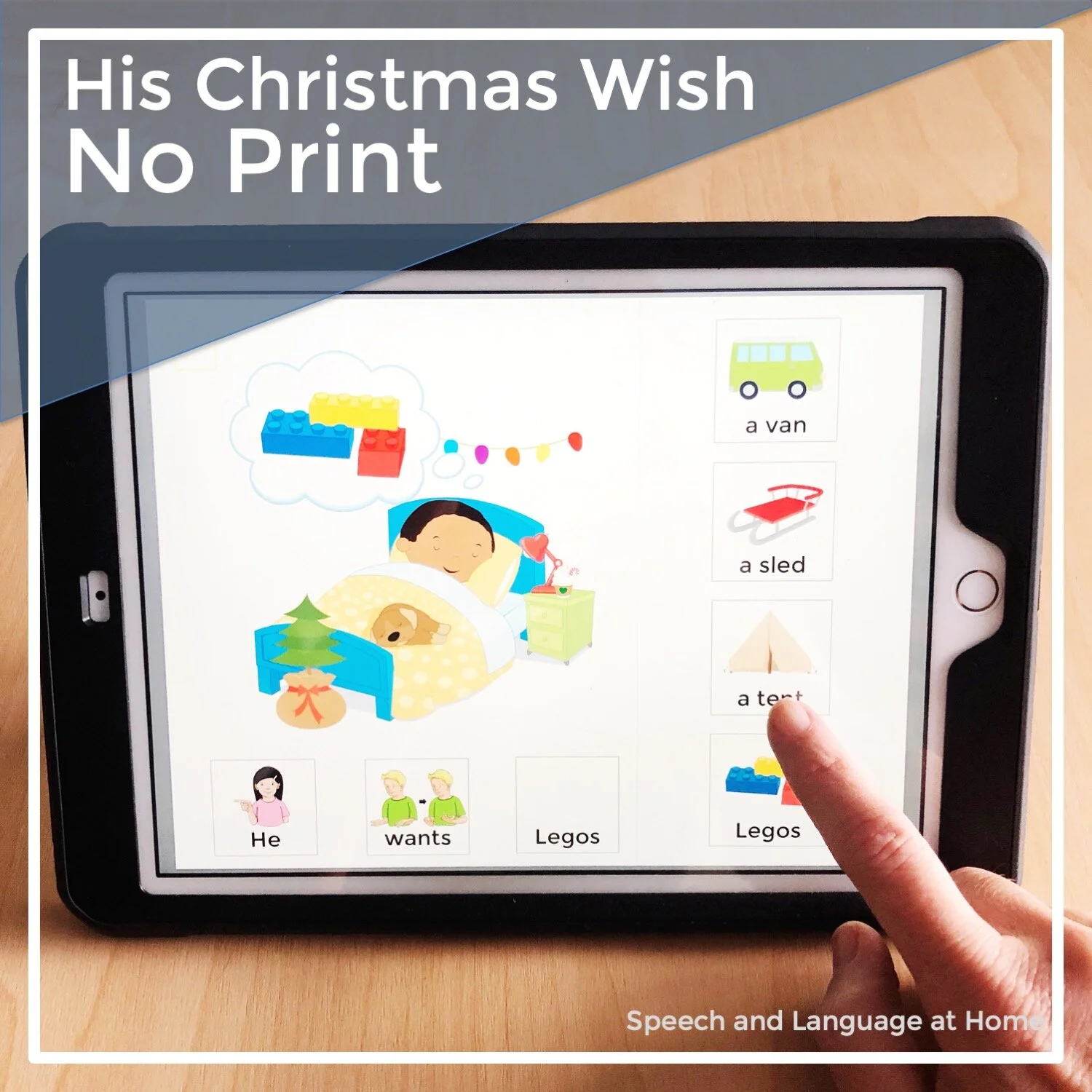 His Christmas Wish No Print