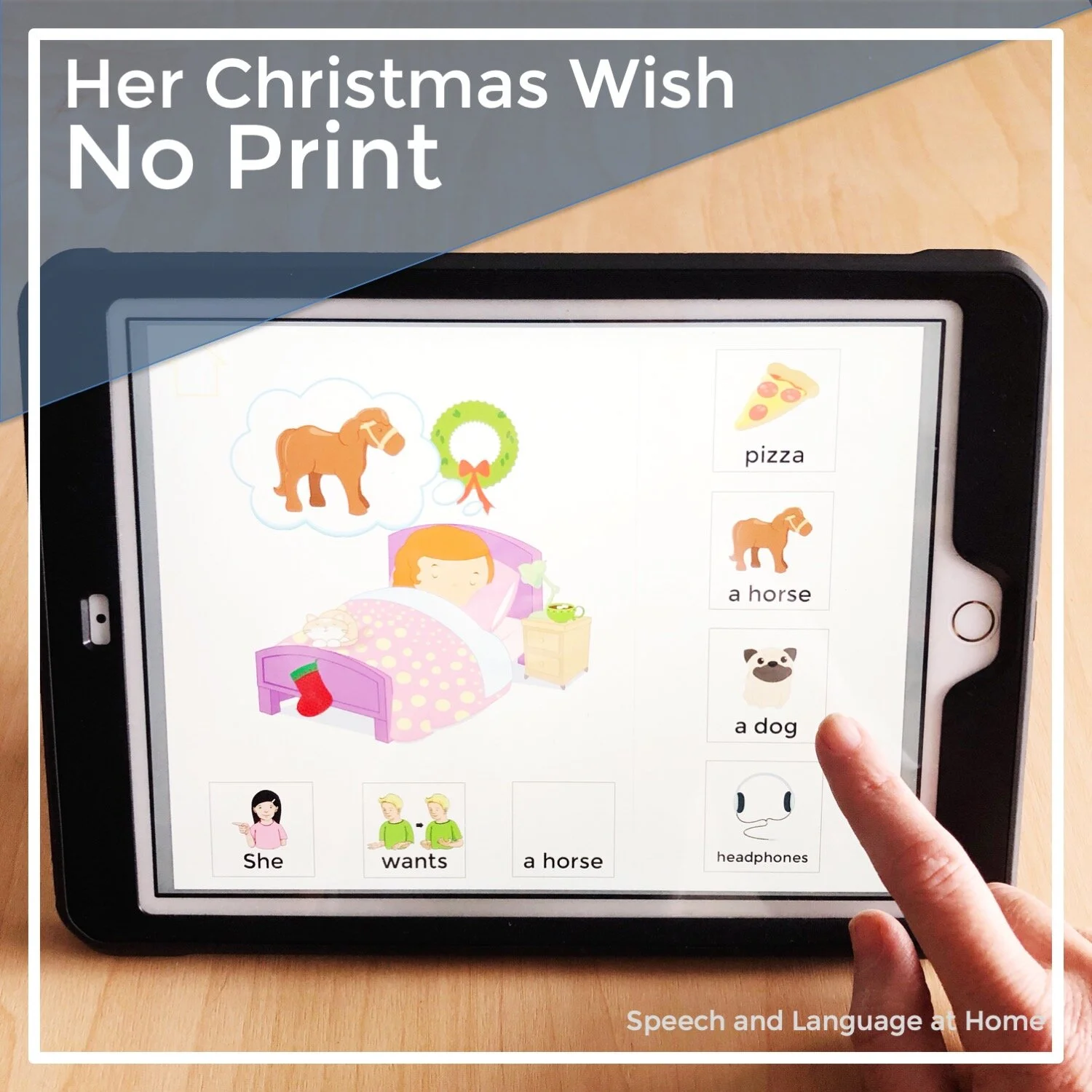 Her Christmas Wish No Print