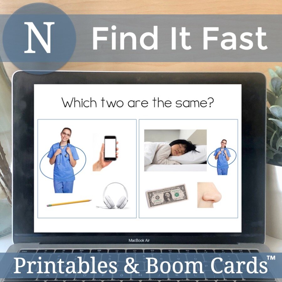 Find It Fast N Sound Speech Therapy Game for language, articulation, and phonemic awareness