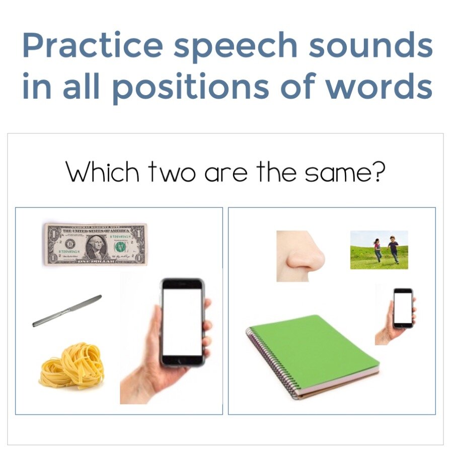 Find It Fast N Sound Speech Therapy Game for language, articulation, and phonemic awareness