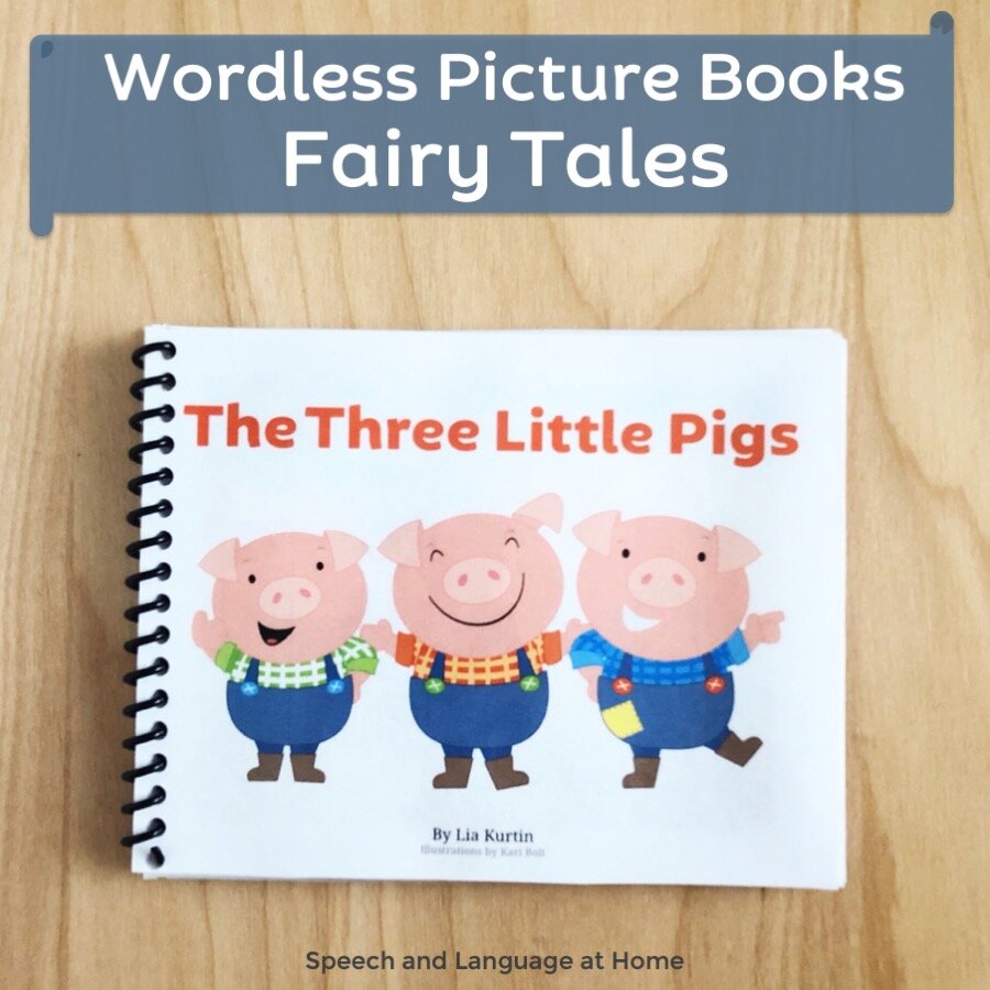 Wordless Picture Books Fairy Tale Book The Three Little Pigs