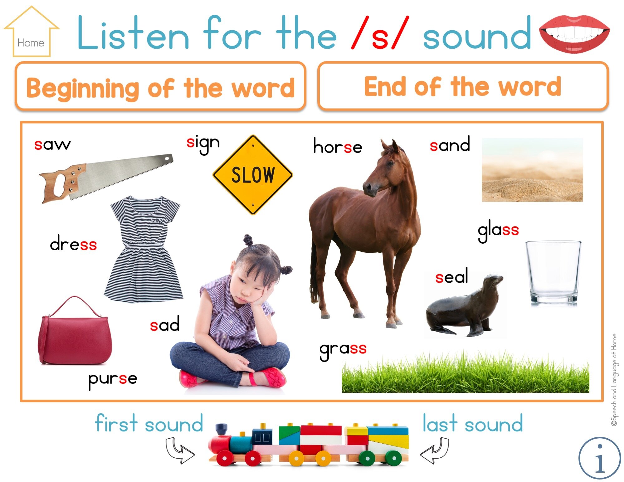 speech therapy s words