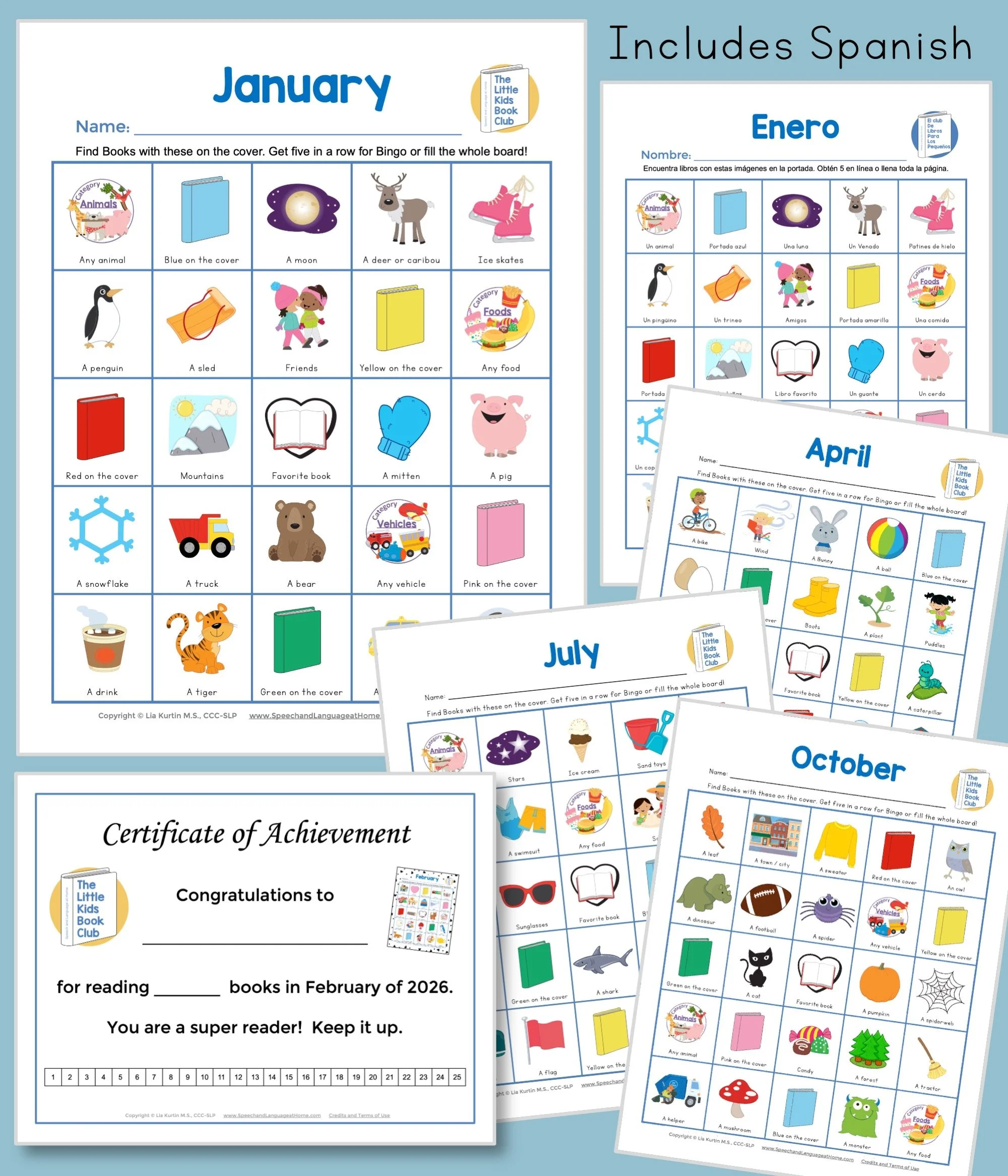 Book Bingo Blog Post Handouts