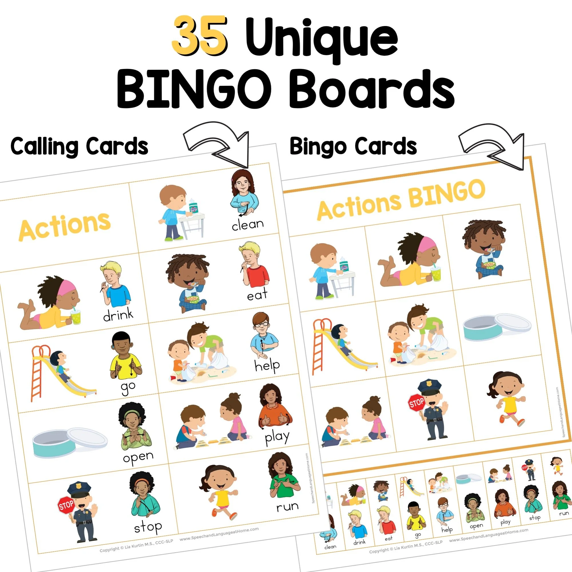 Action Bingo Game — SLP action-bingo-game-slp