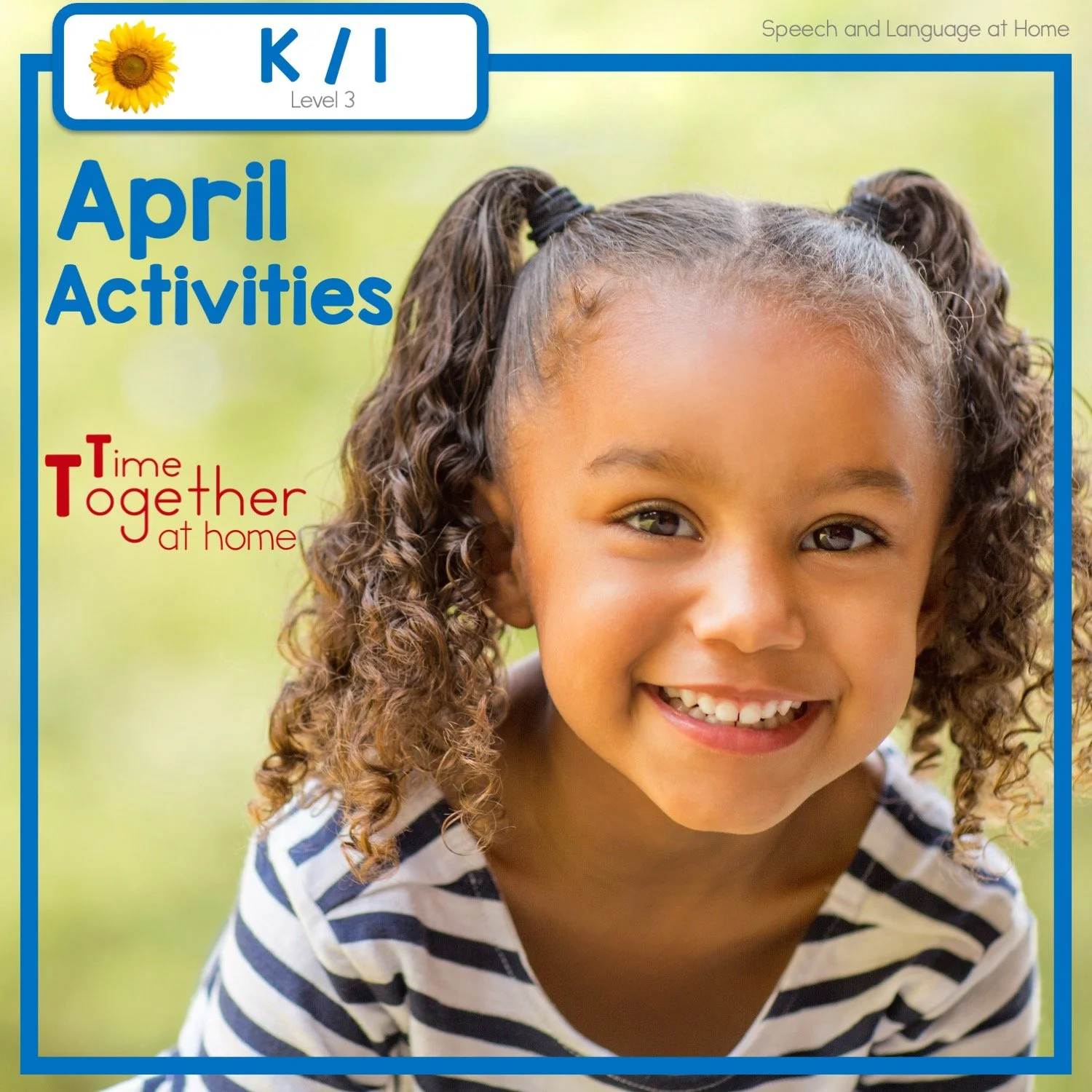 April Kindergarten Speech Activities You Can Do At Home