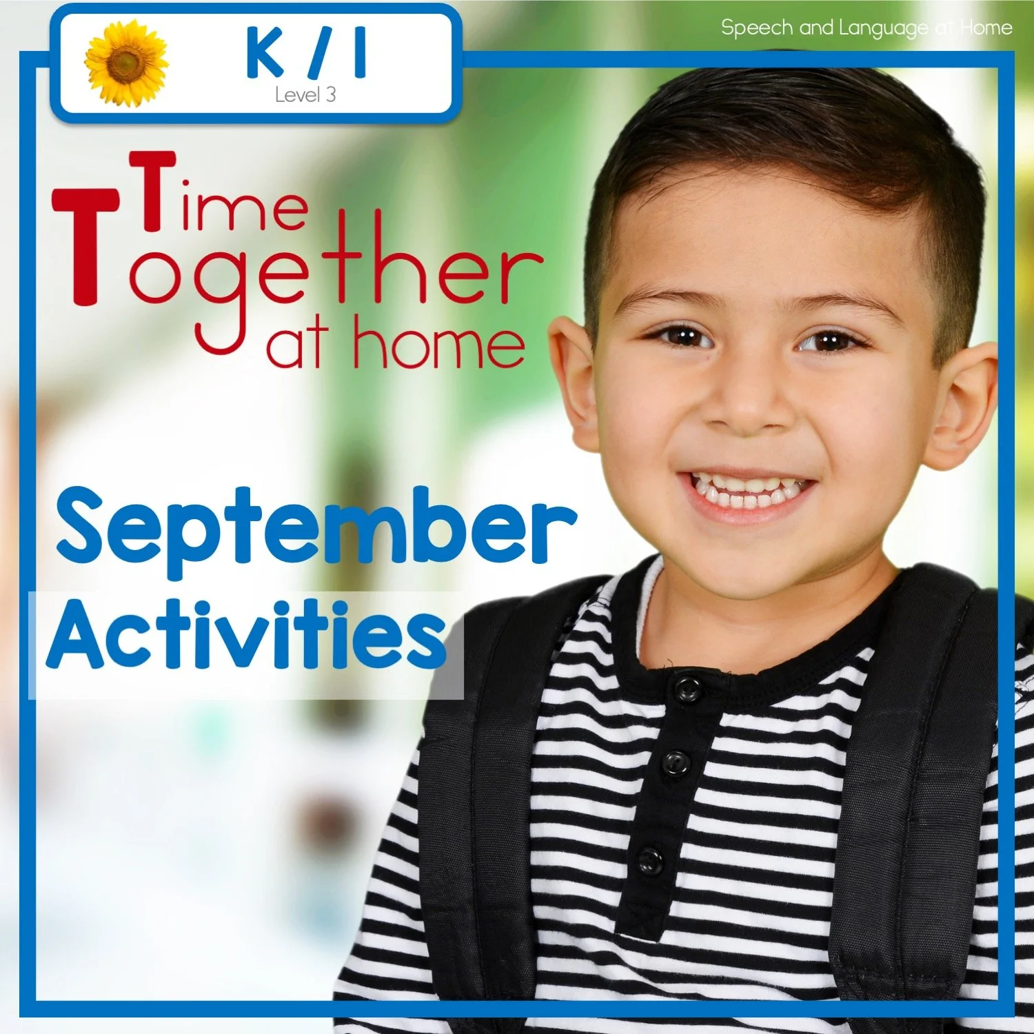 September Kindergarten Speech Activities You Can Do At Home