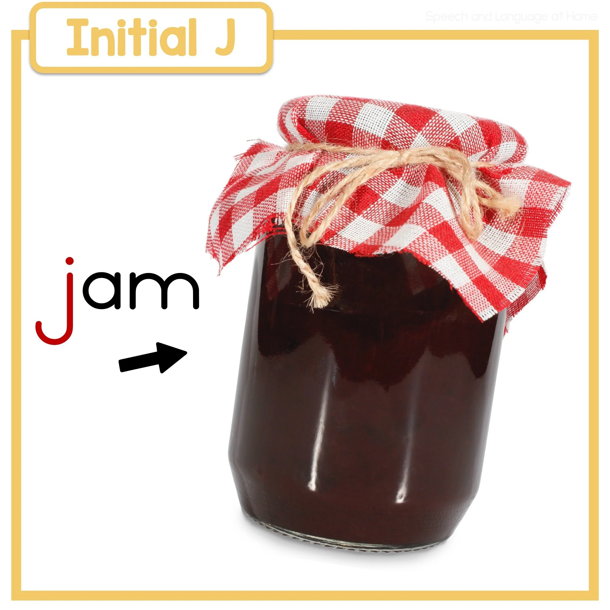 Speech Sound Practice: Initial /j/ Words with Julie in the Jellybean Jungle