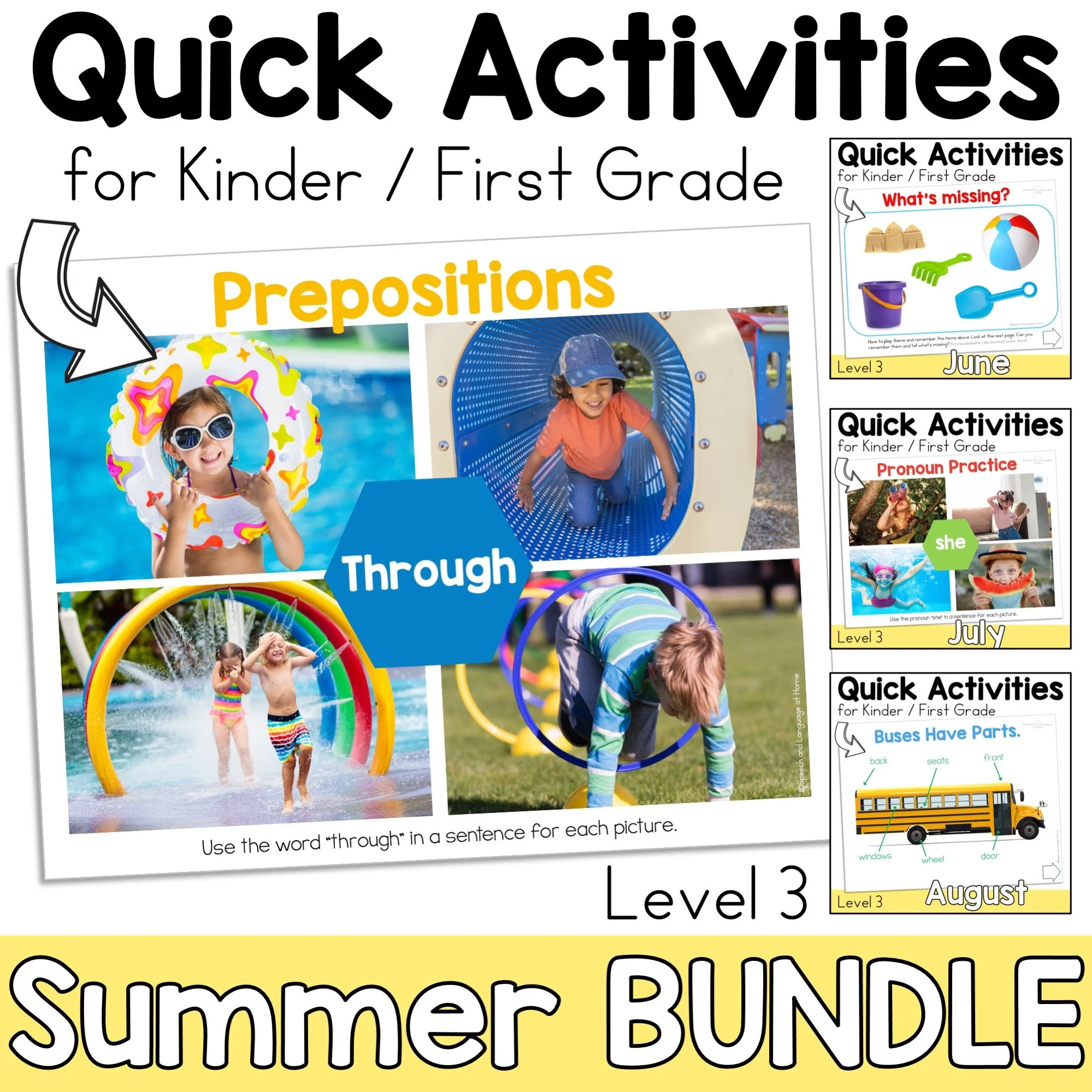June Kindergarten Speech Activities You Can Do At Home — SLP