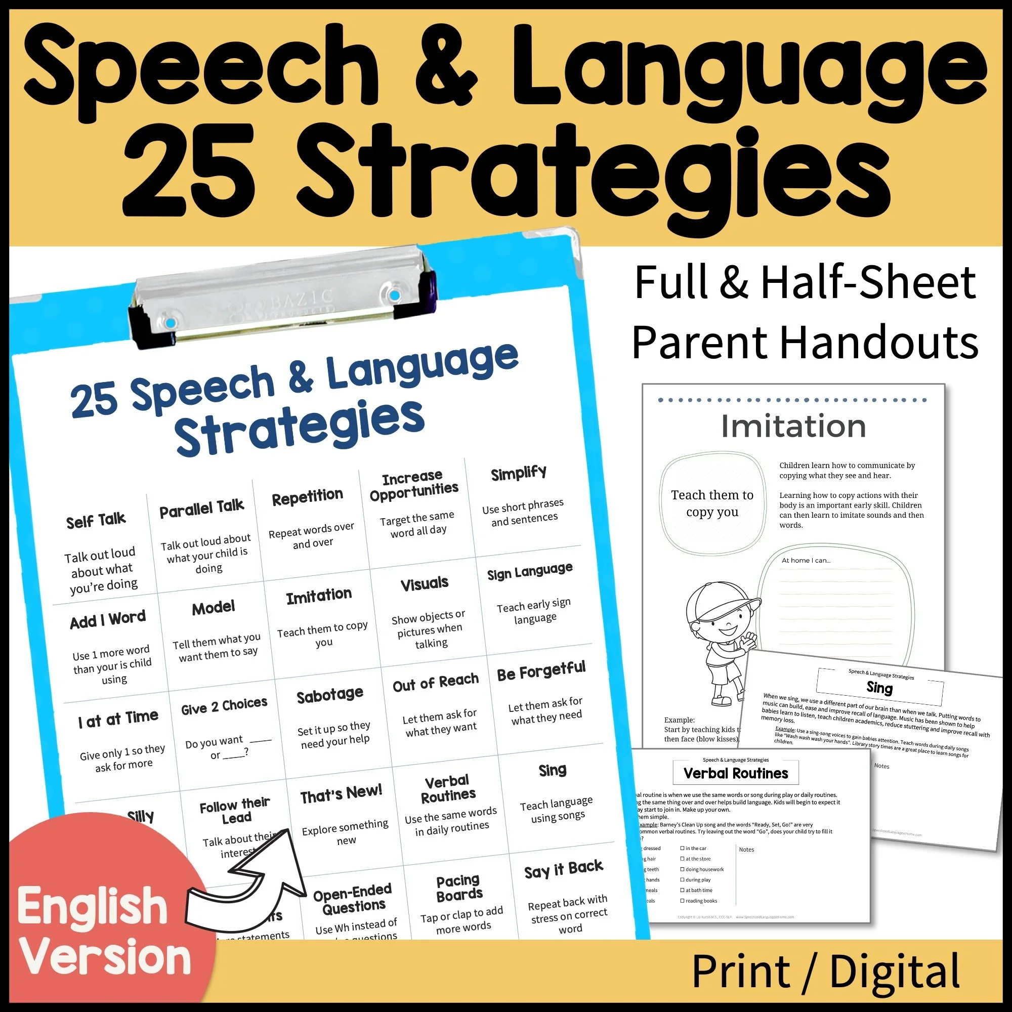 25 Speech and Language Strategies