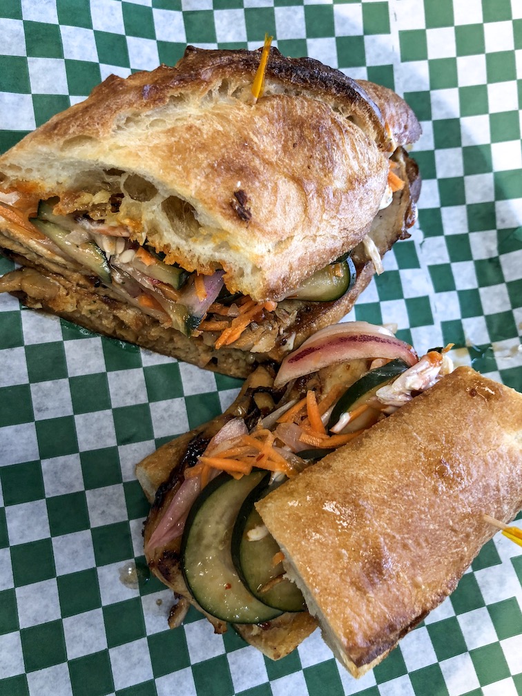 Pork bahn mi