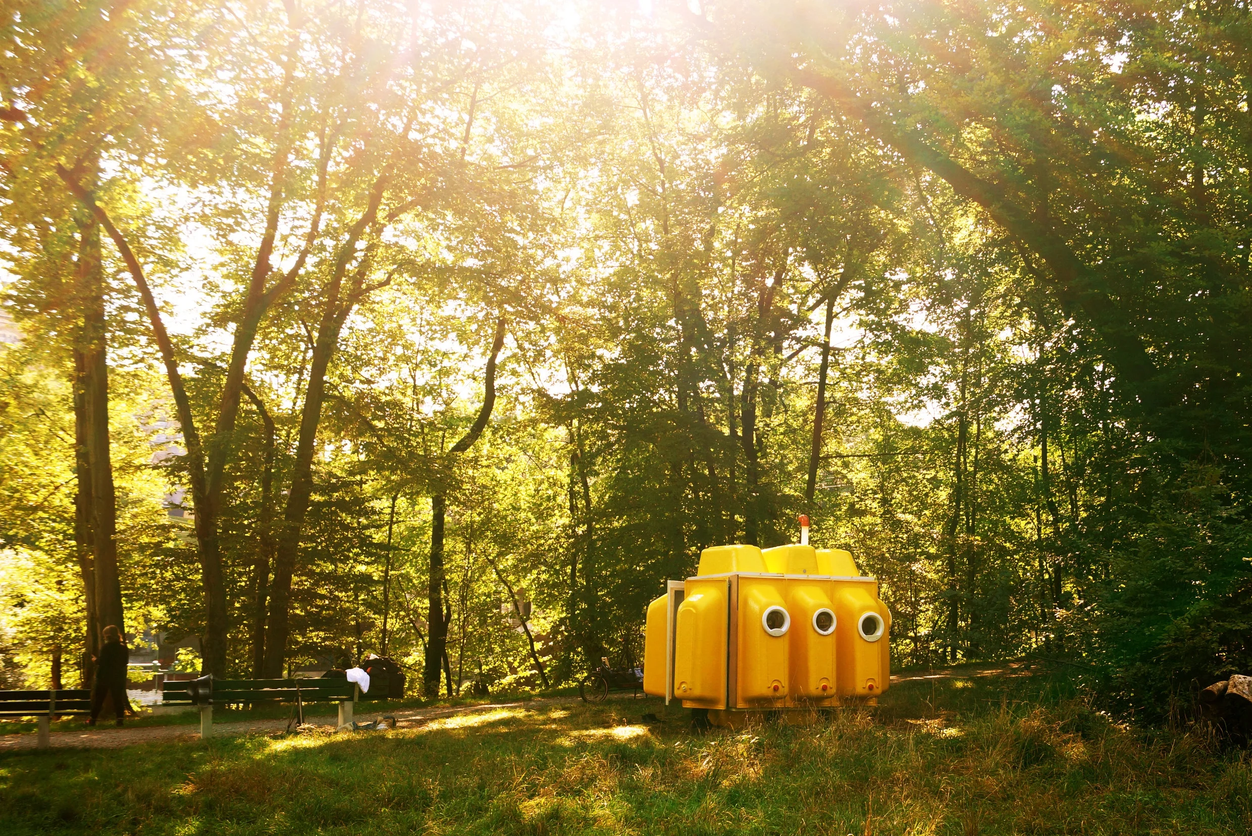 'Yellow Sumarine' among Archinect's features of XS creations making XXL impact