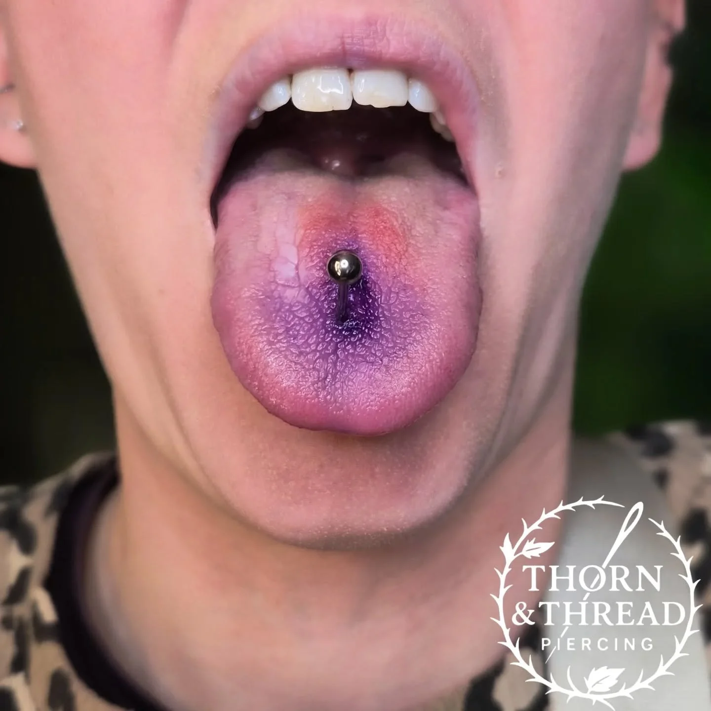Tounge from today!! 
She took it like a boss 😍😍😍 

@realarttattoo 

#tounge #toungepiercing #pierce #leicesterpiercer #piercings