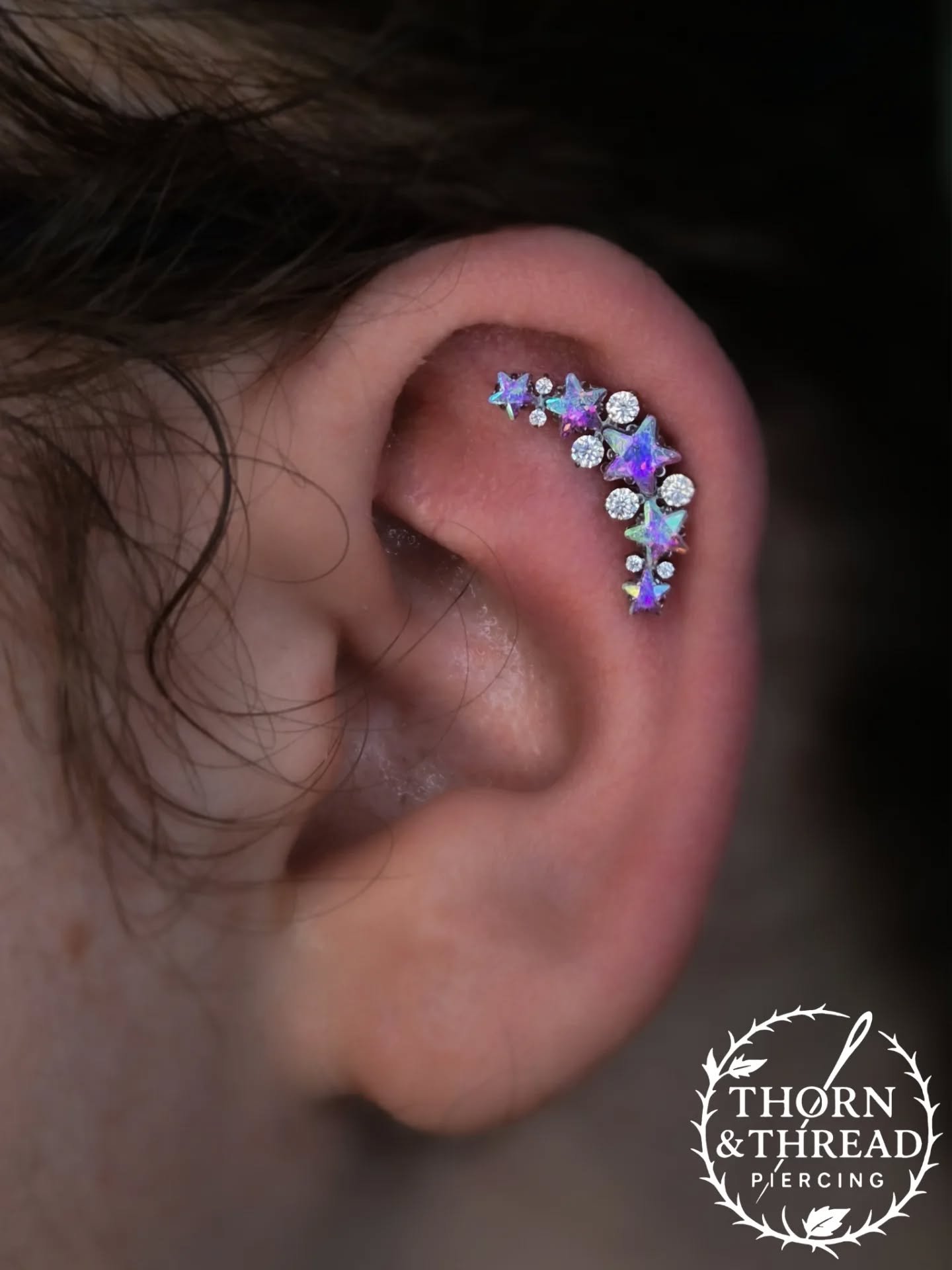 I love this jewellery choice from today!!

@realarttattoo 

#helixpiercing #jewellery #leicesterpiercer #piercer #piercings