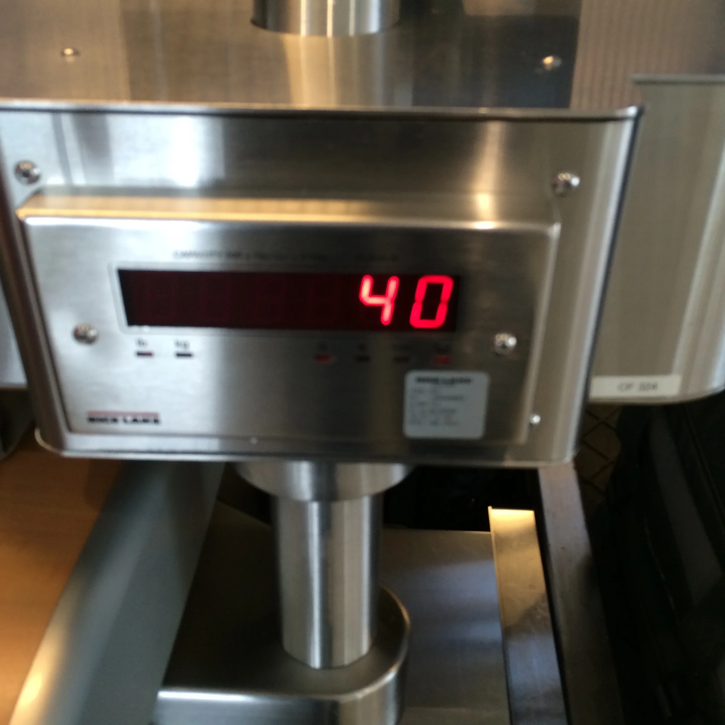 Janet's rolling backpack weight at airport