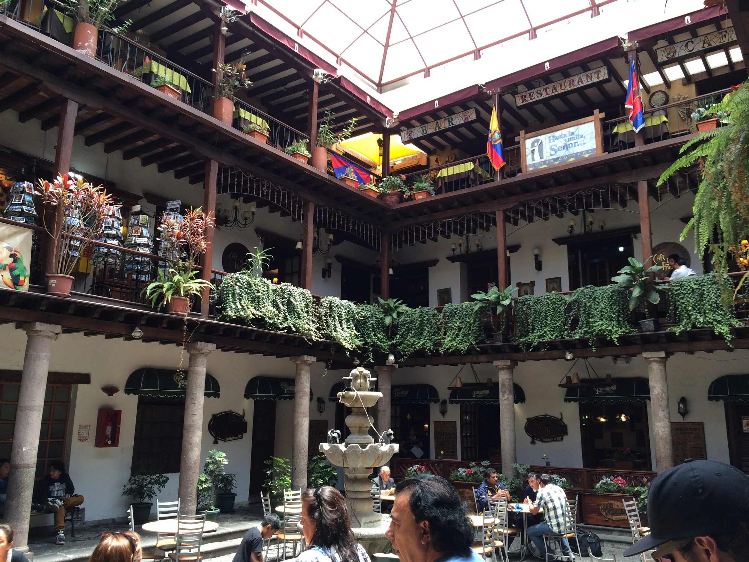 An inside square in Old Town