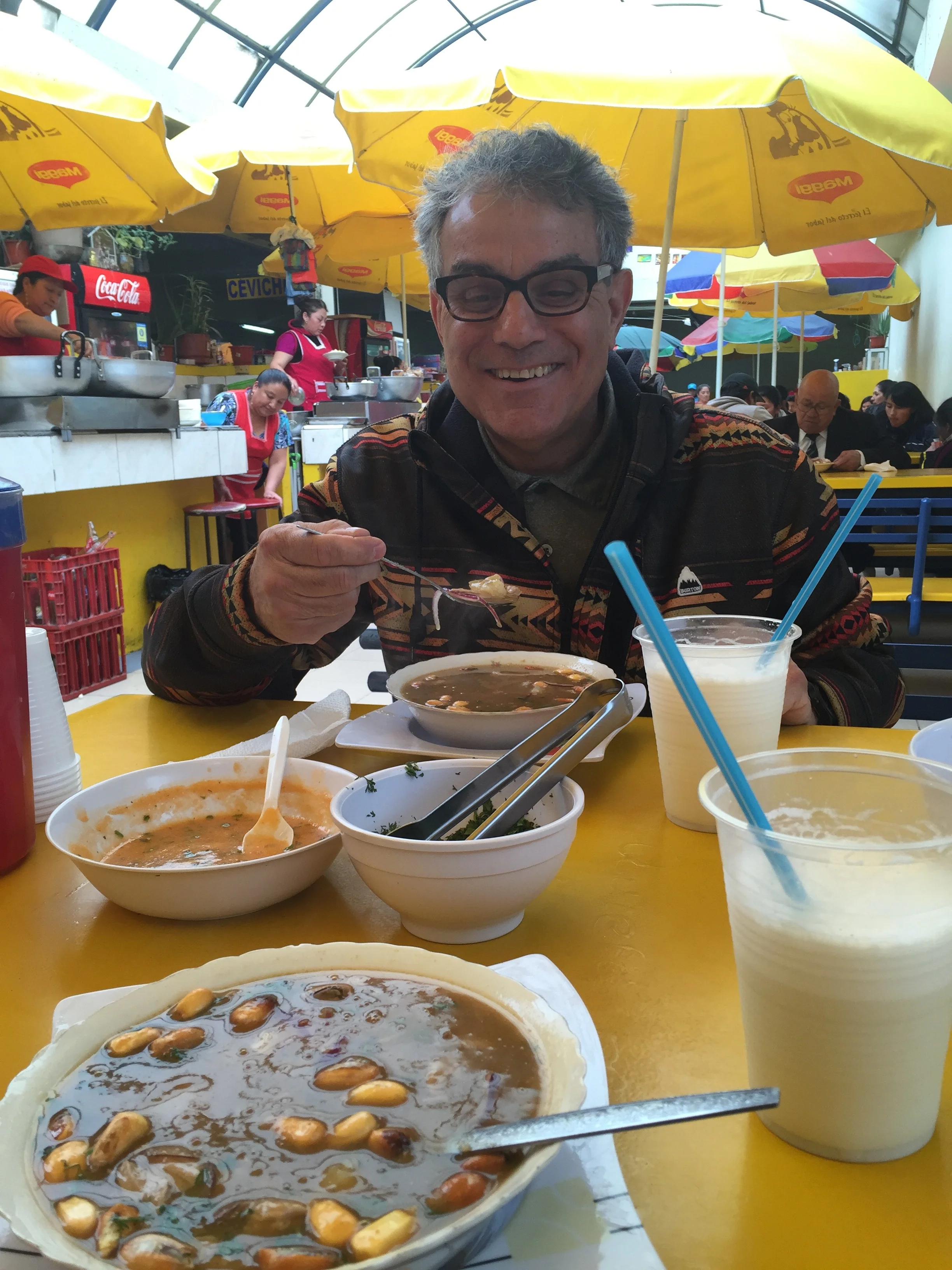 Lunch at the local market
