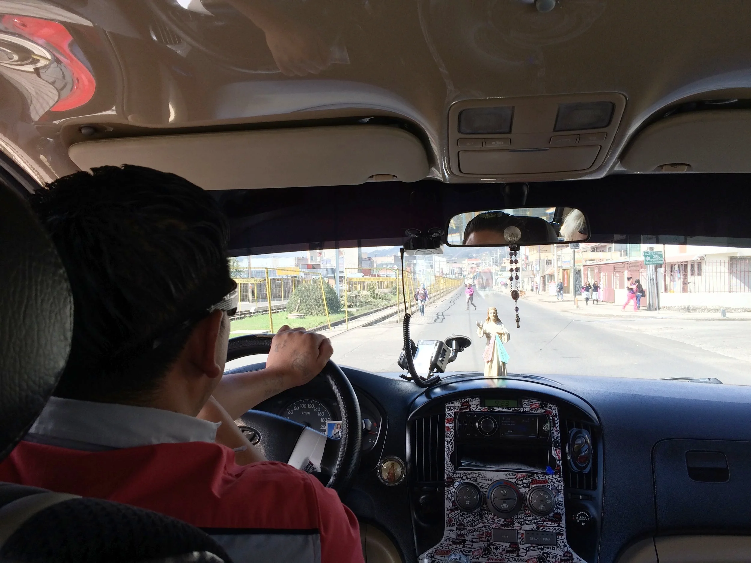 The van to Loja, good thing we had Mary protecting us