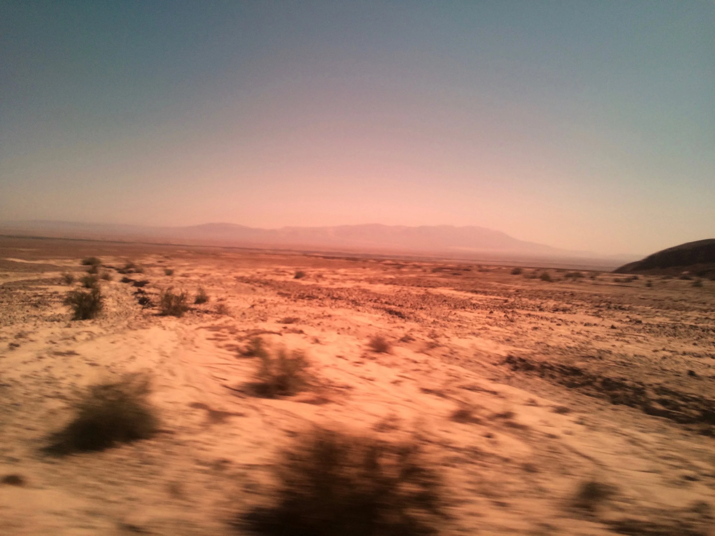 View from bus ride to Nazca