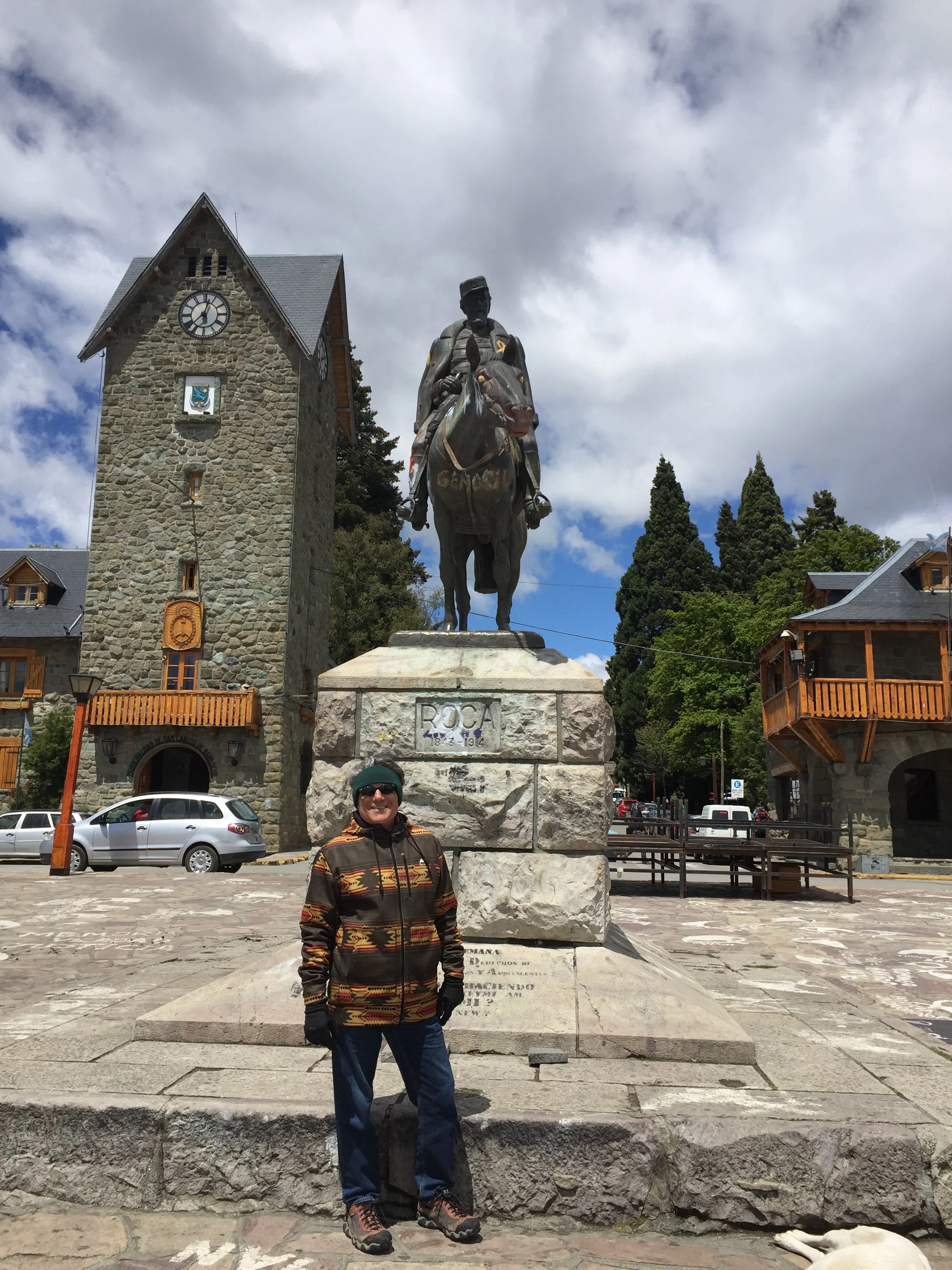 Frank in the town square