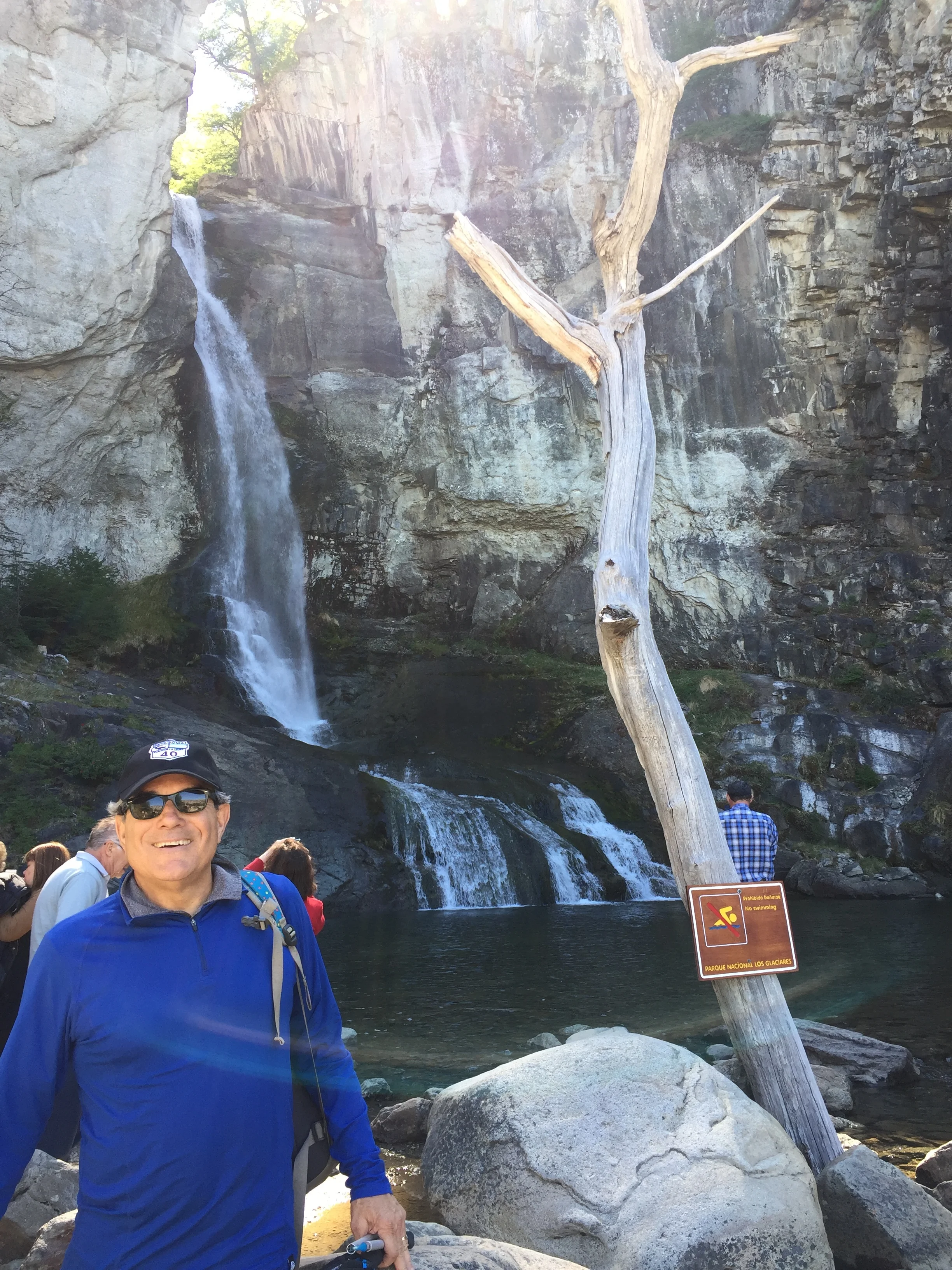 Warm up waterfall trek