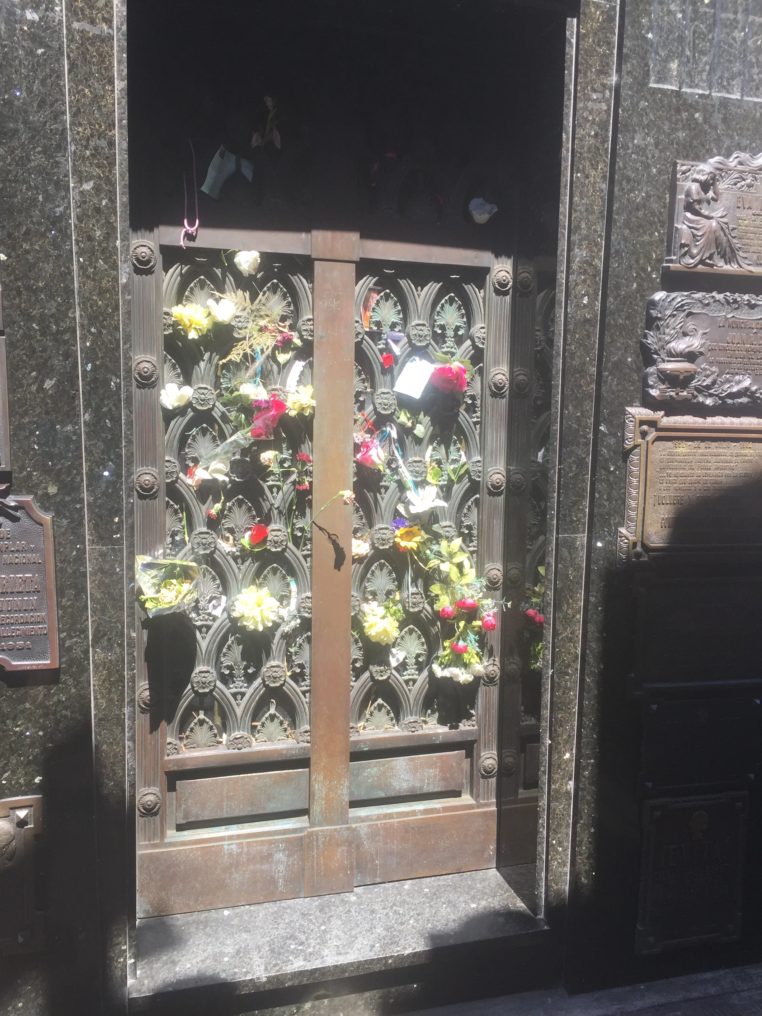 Eva Peron Burial site