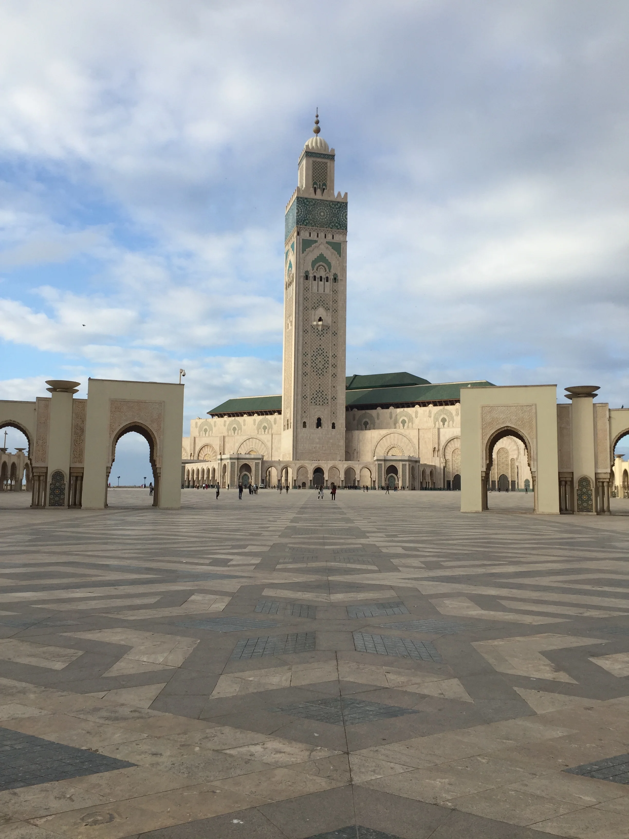The huge mosque