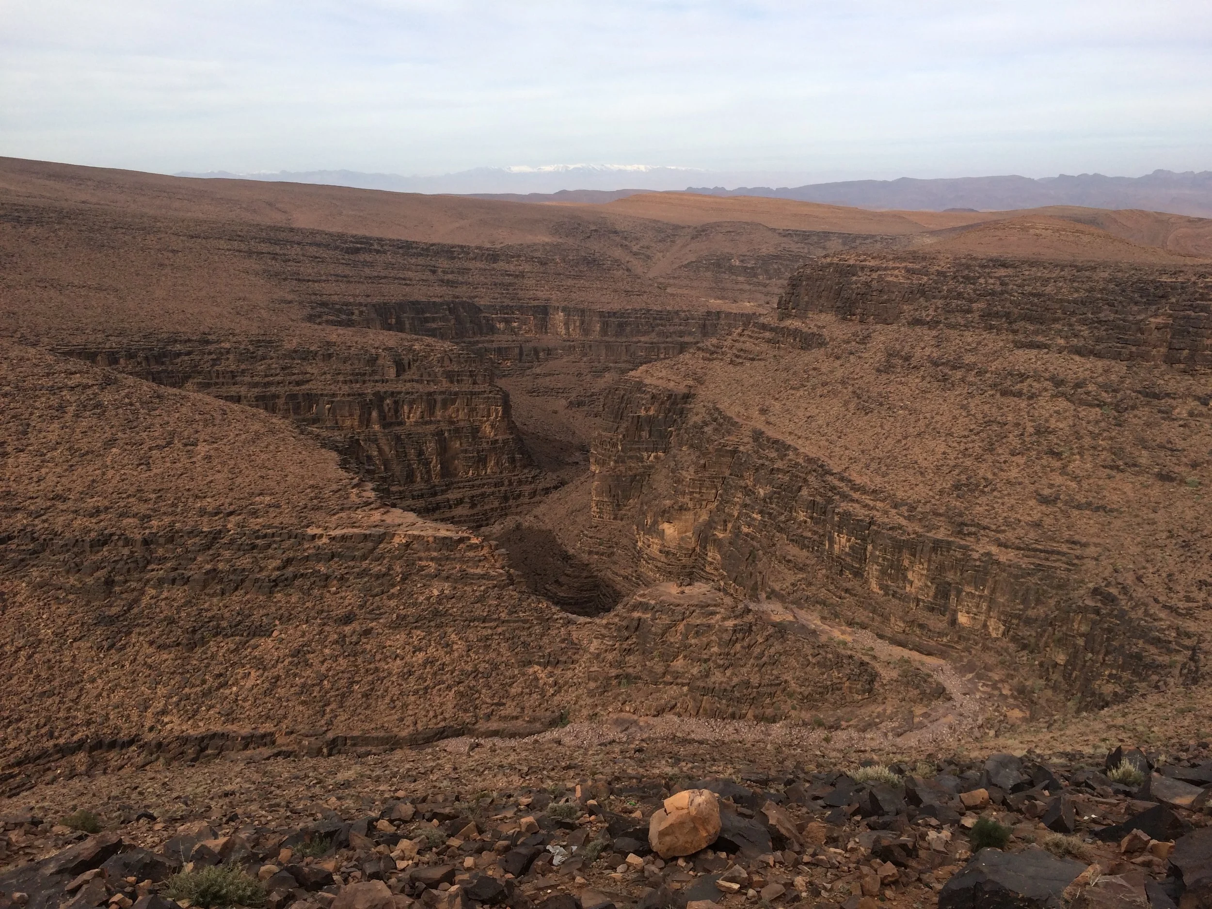 Canyons in the Middle Atlas Mountians