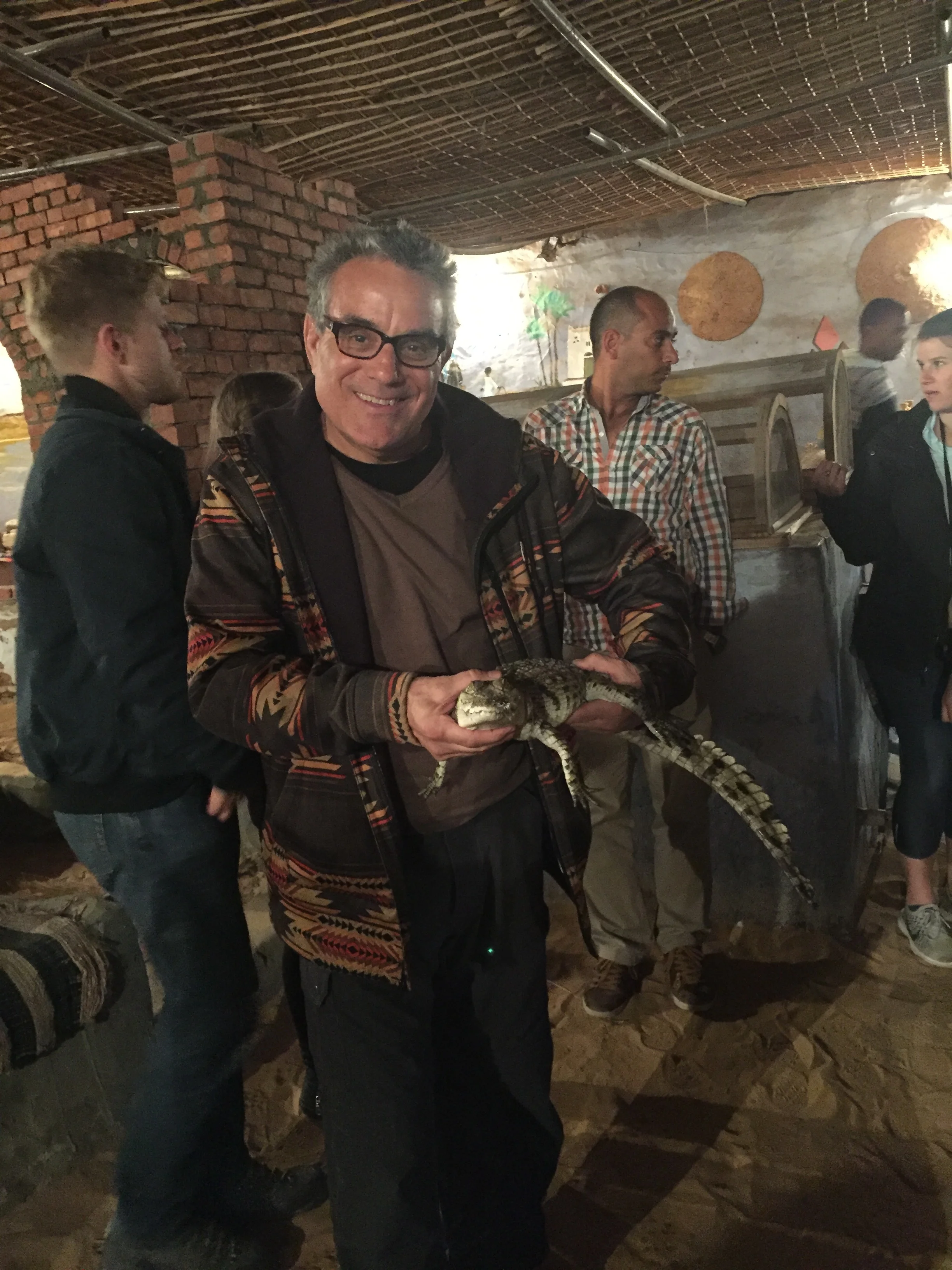 Frank's new pet at the Nubian dinner