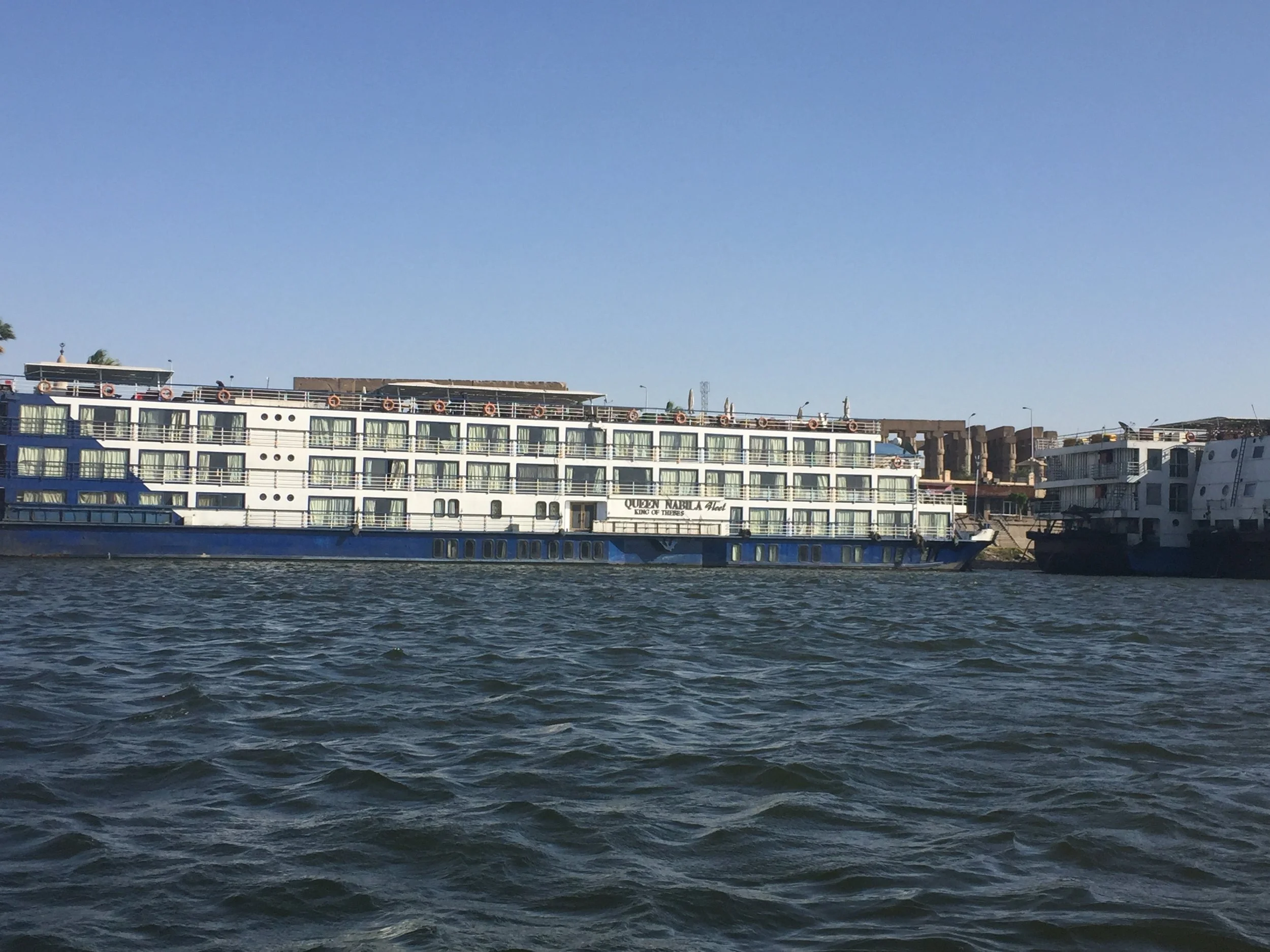 The river cruise ship