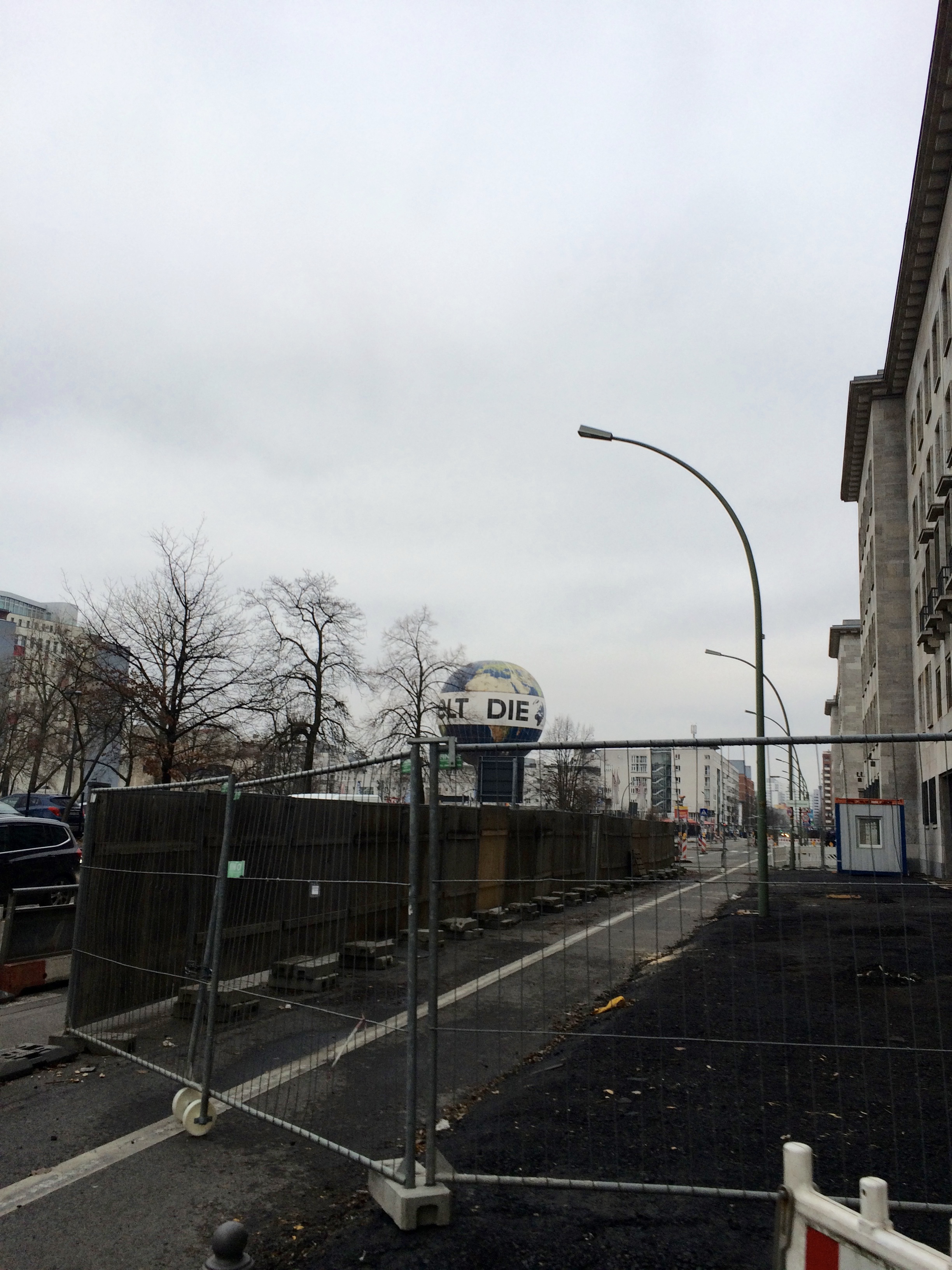 Hitler's "bunker" parking lot