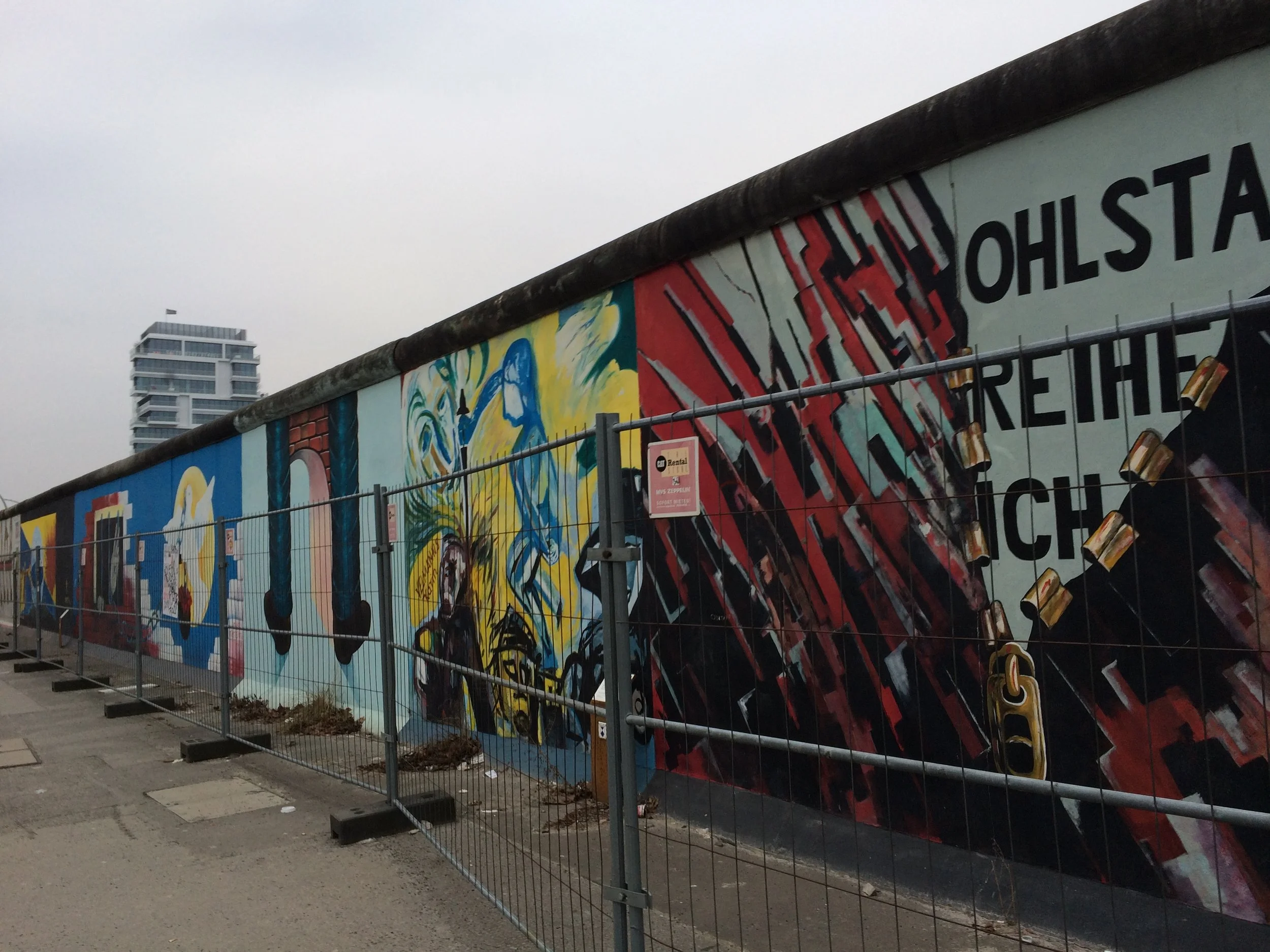 The Berlin Wall with Street Art