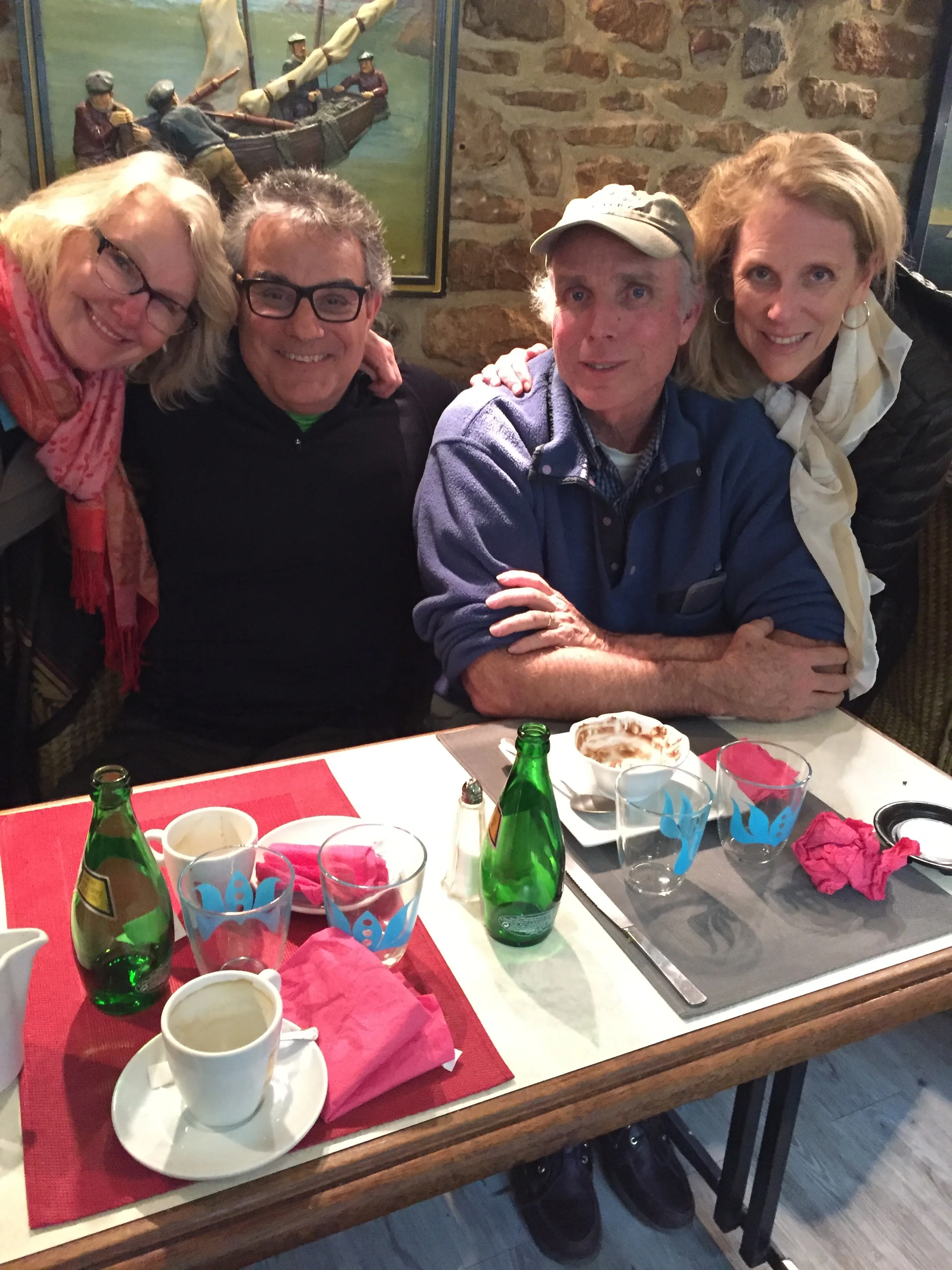 Dinner with new friends