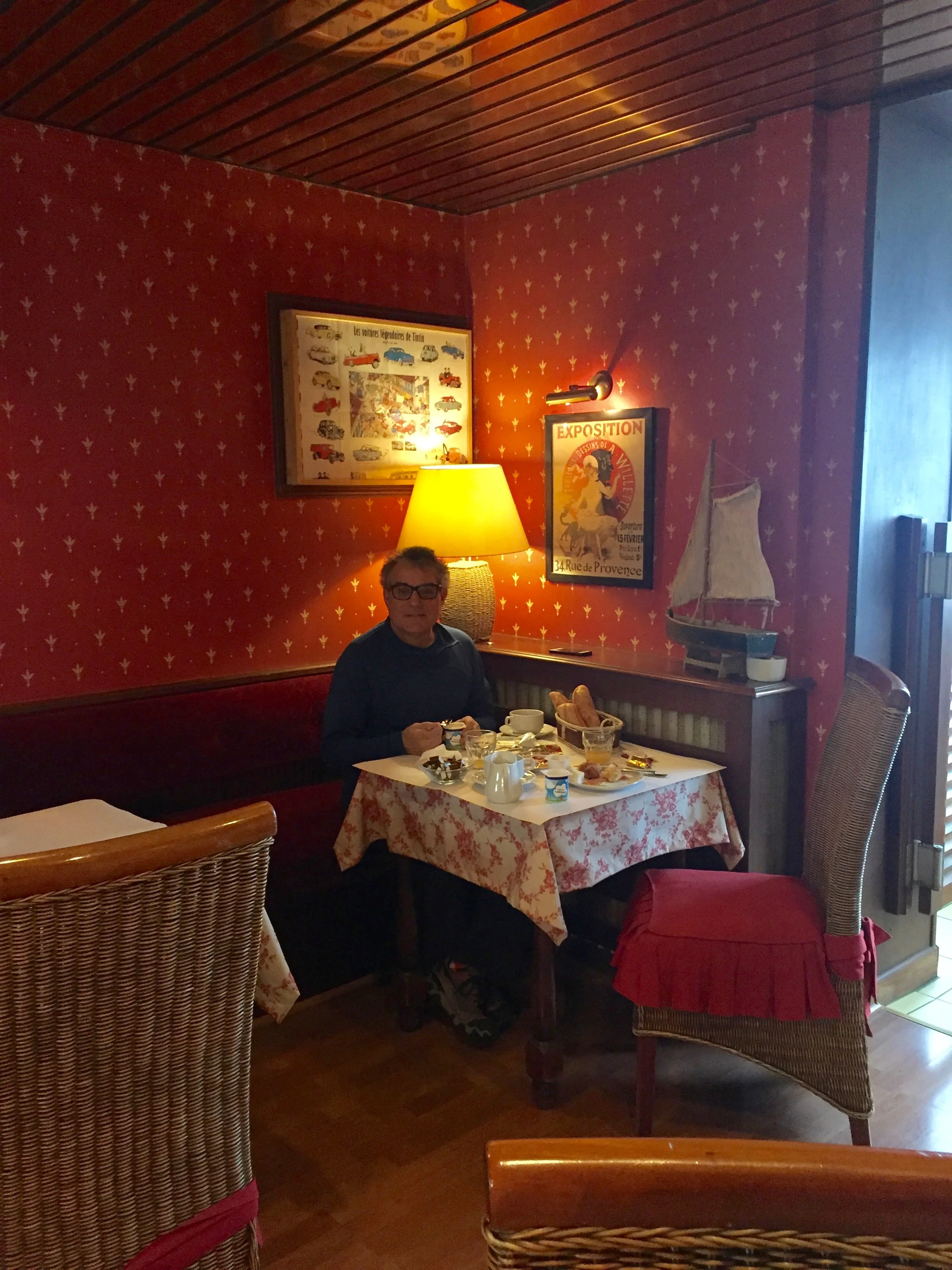 Breakfast at the Anne Bretagne Hotel