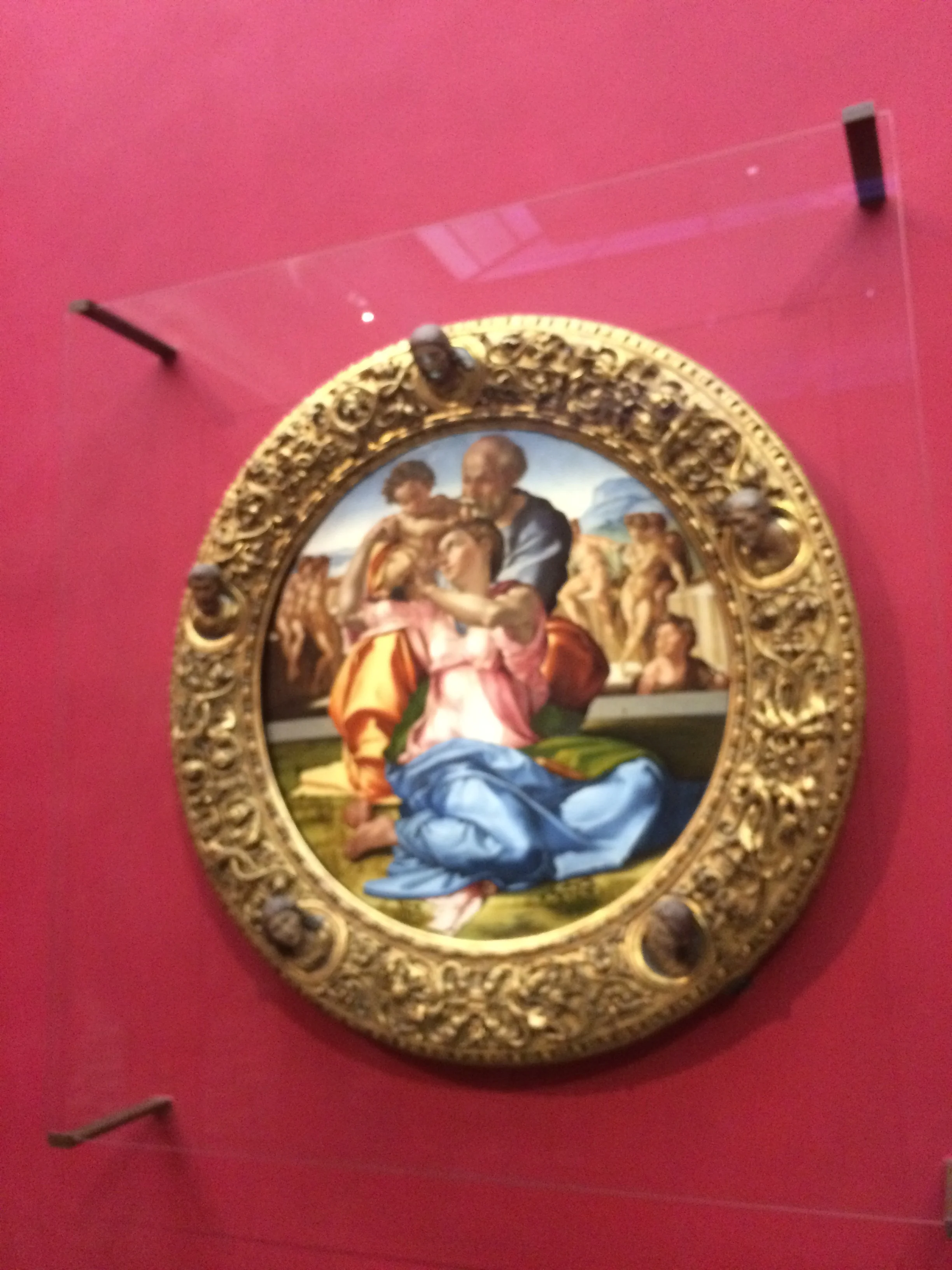 Michelangelo's Holy Family