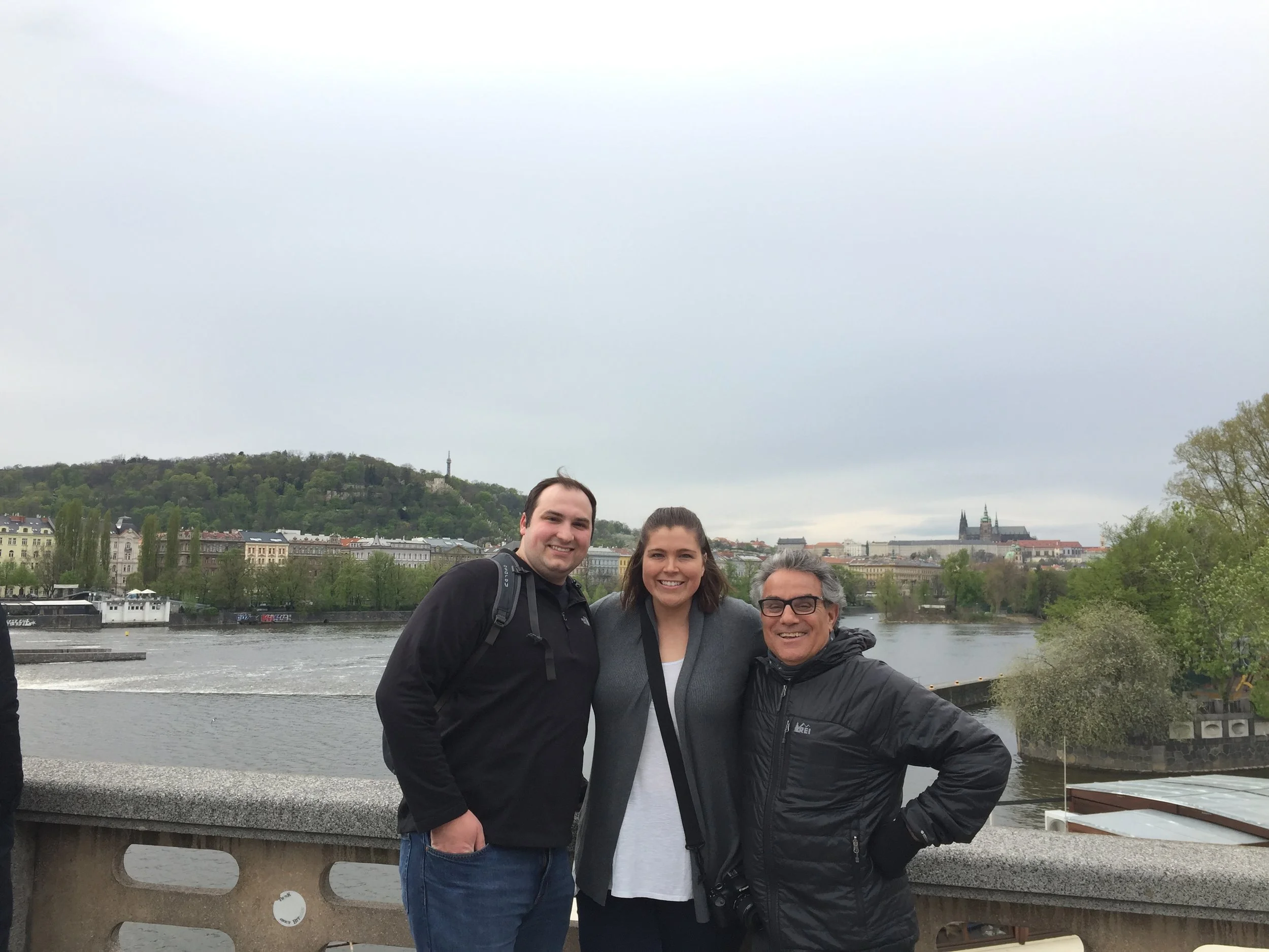 Start of our river walk