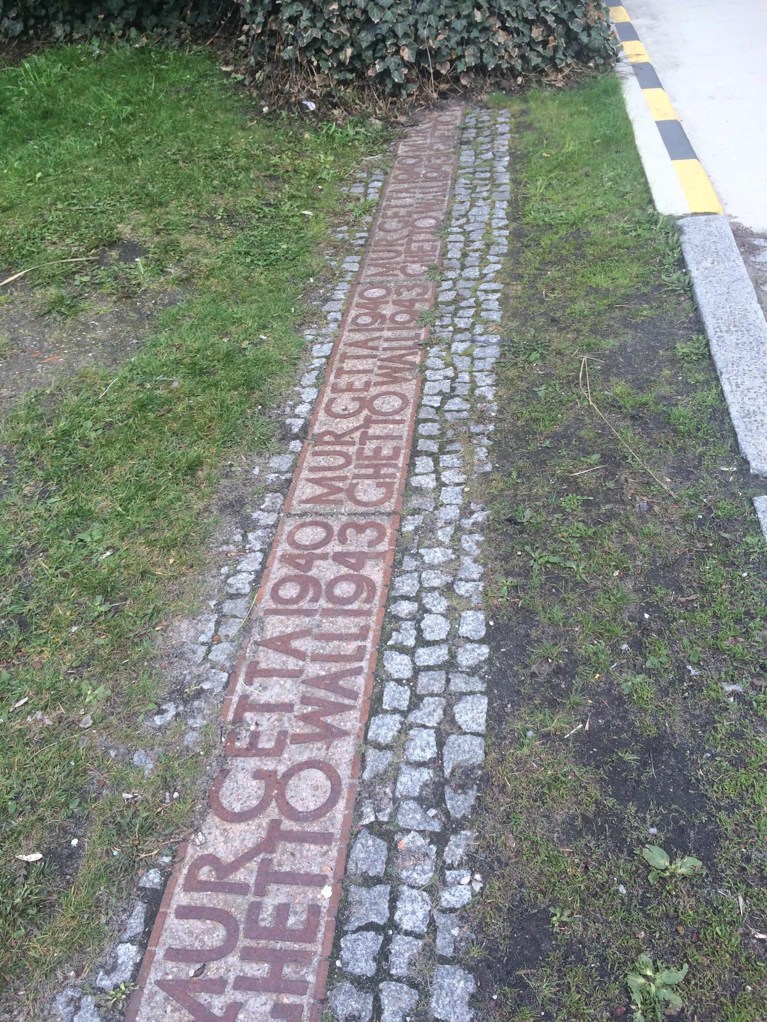 Jewish Ghetto wall monument
