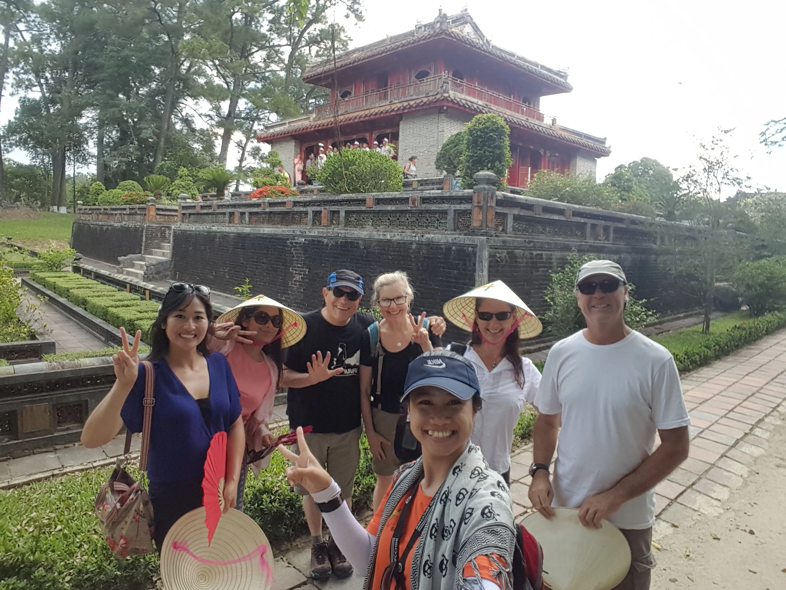 Our happy tour group