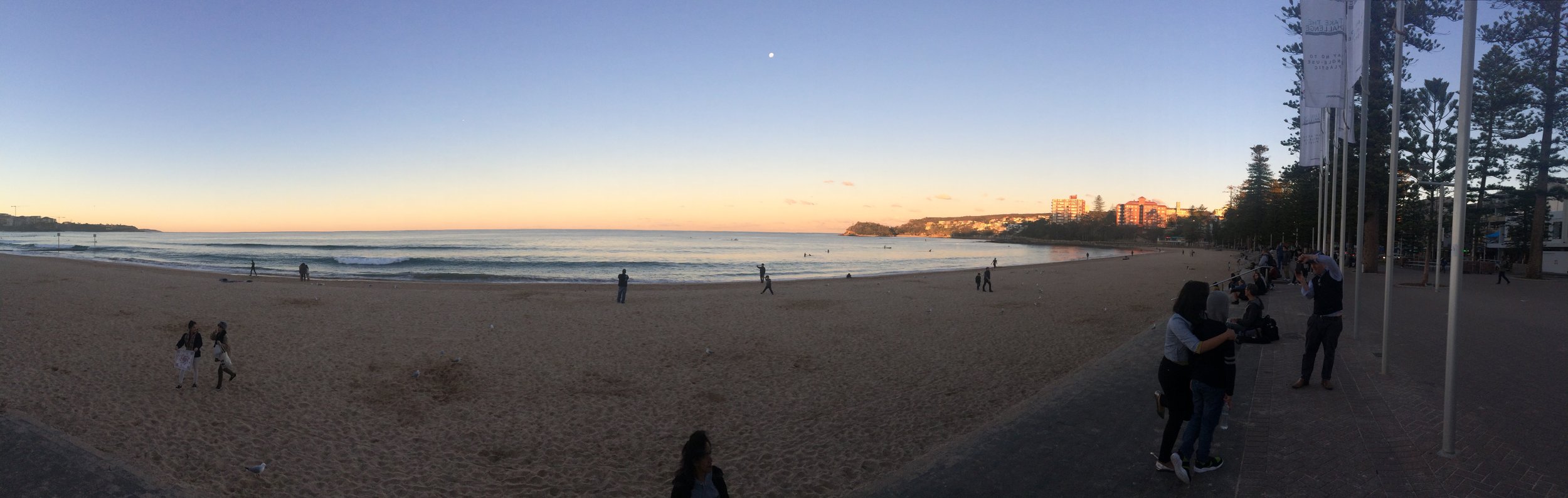 Sunset on Manly Beach