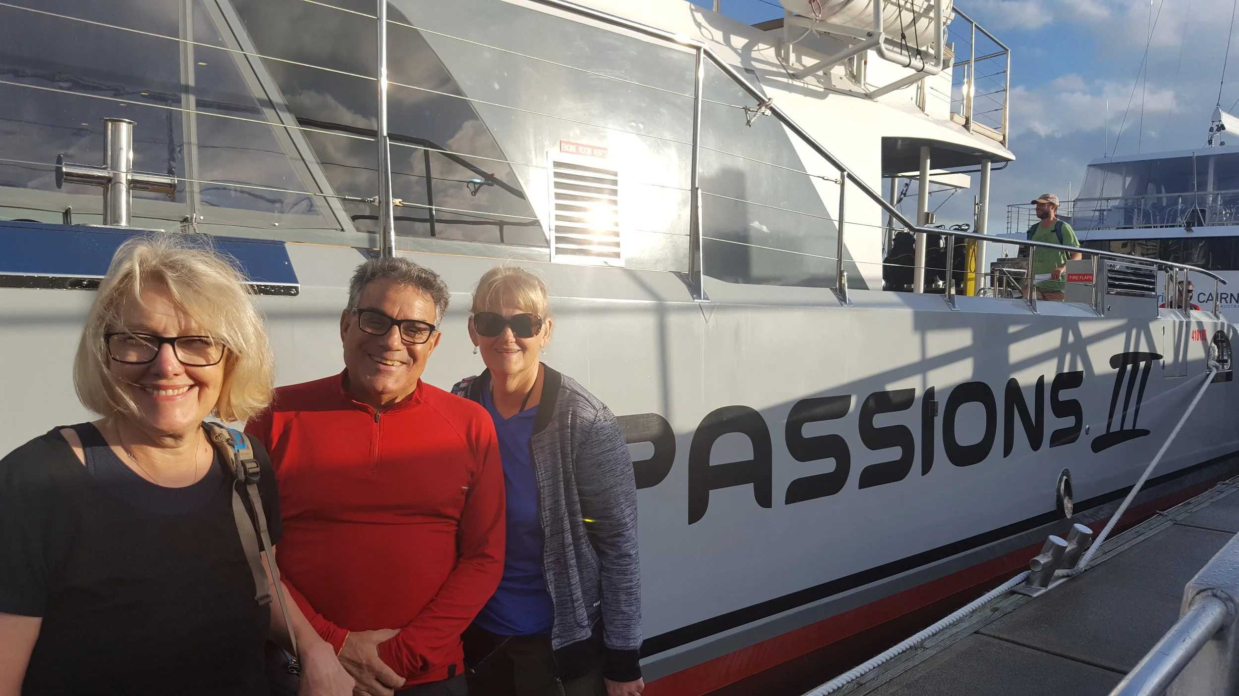 Our boat for the day