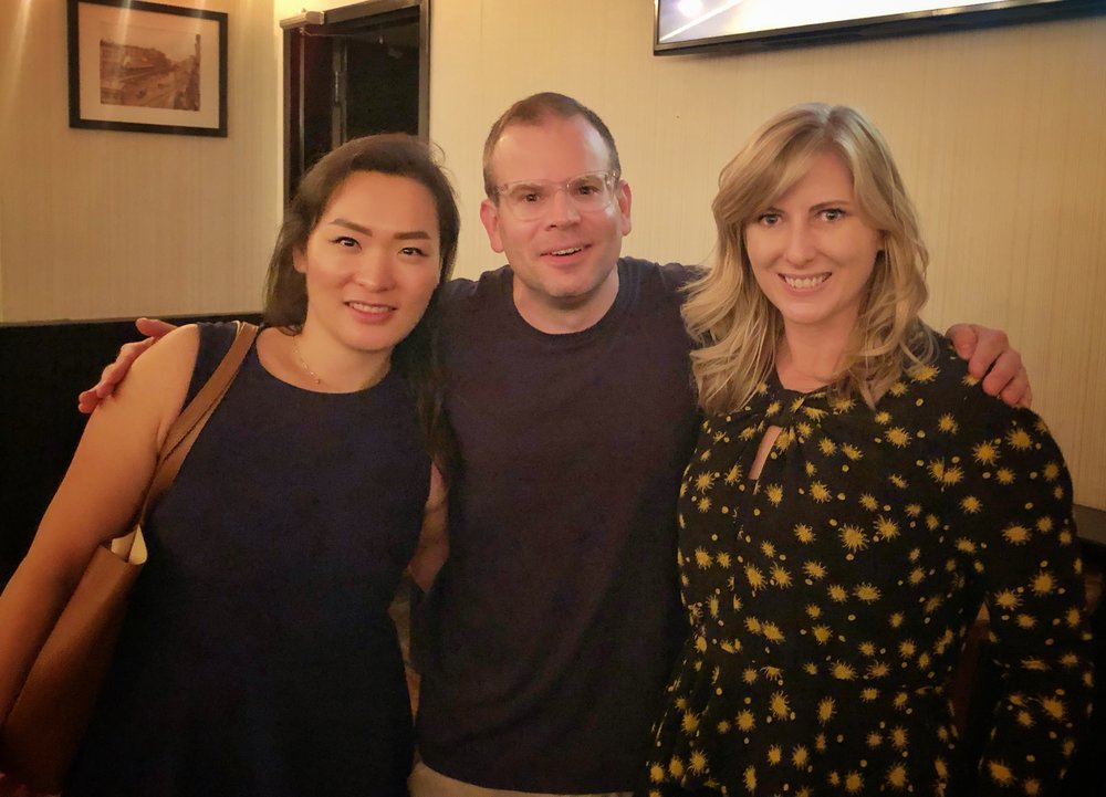 Stella Kim, Adam Wade, and Erin Essex