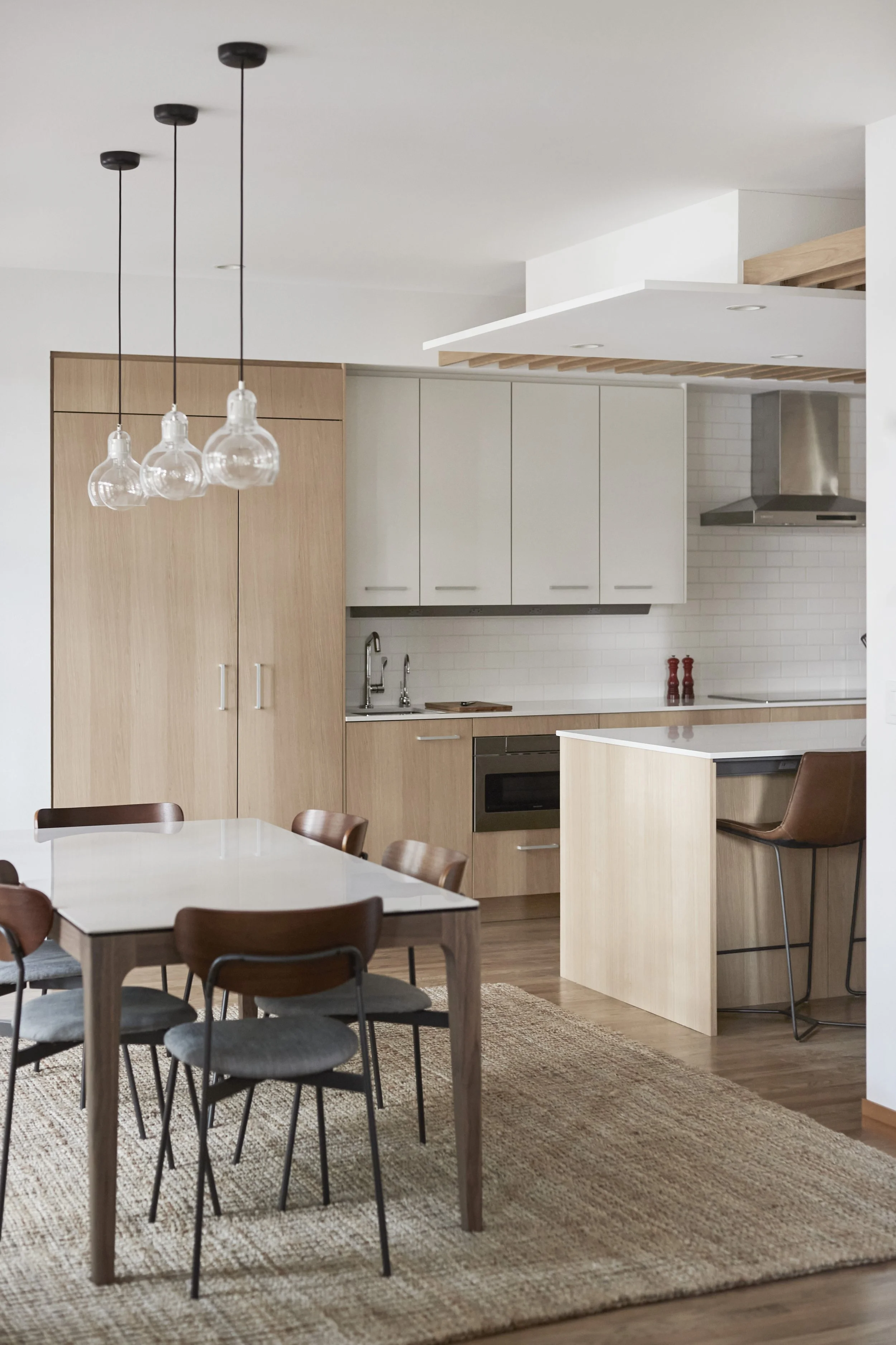 high-end, space theory cabinets, Scandinavian aesthetic, calm, crisp, contemporary, Bainbridge island, Kitsap