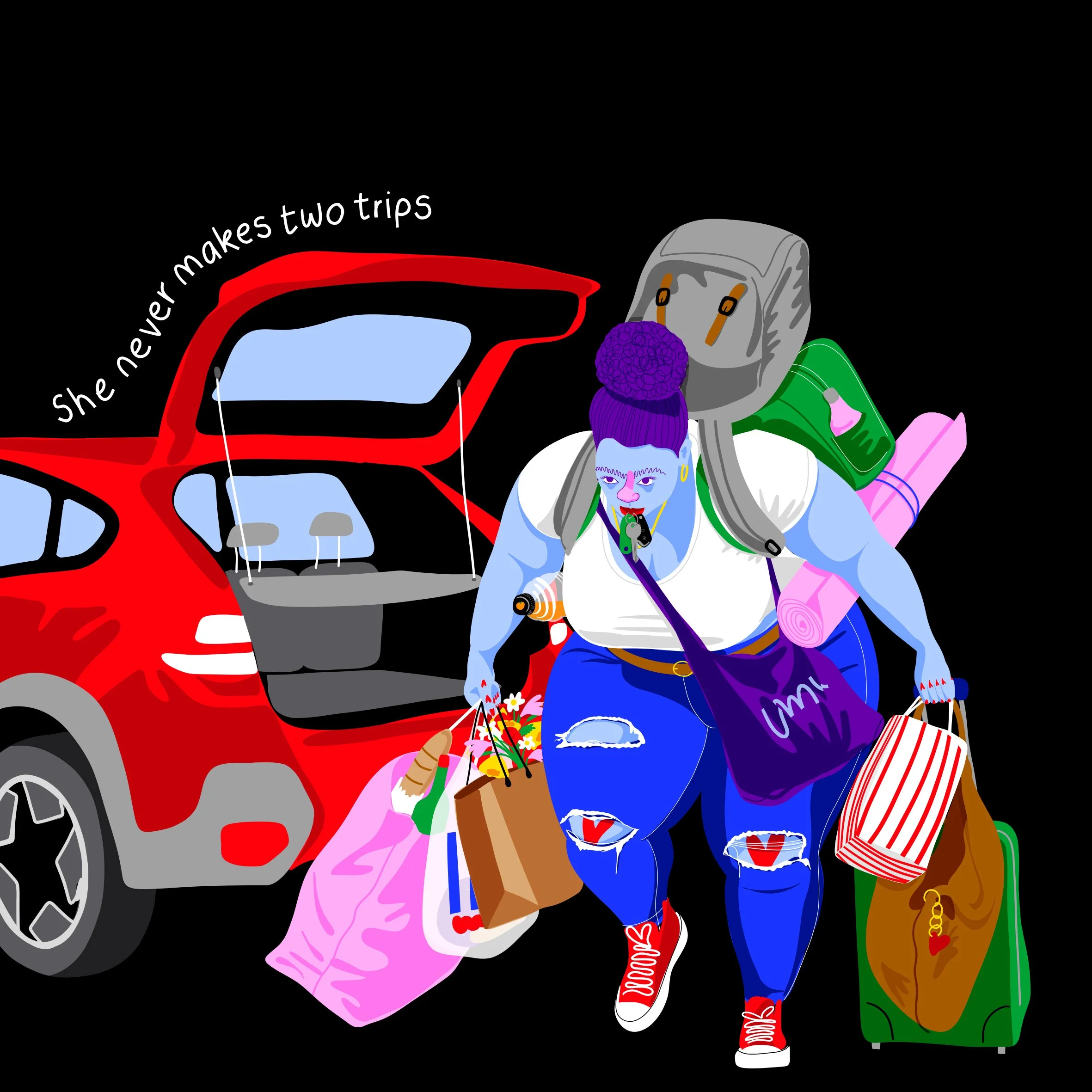 She Never Makes Two Trips