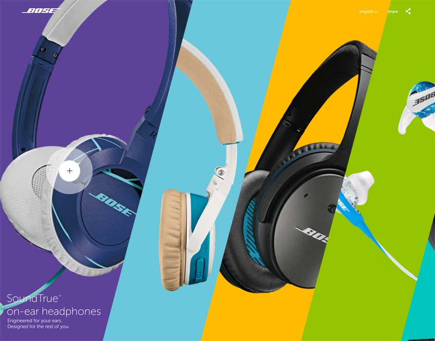 New From Bose home page.