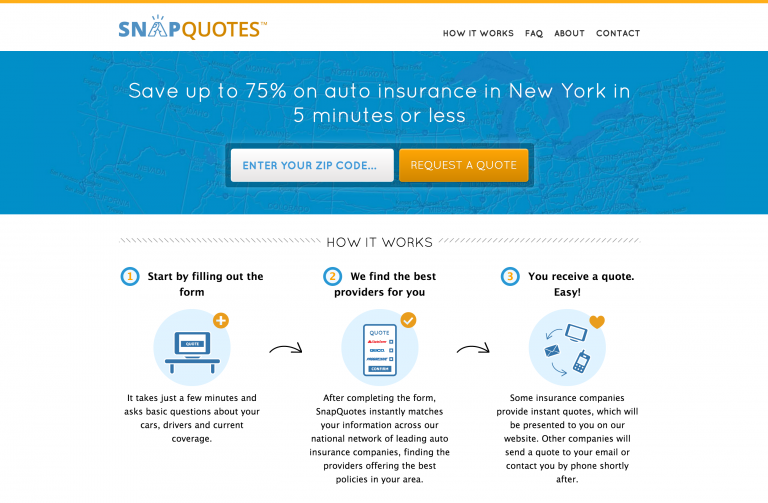 SnapQuotes desktop experience