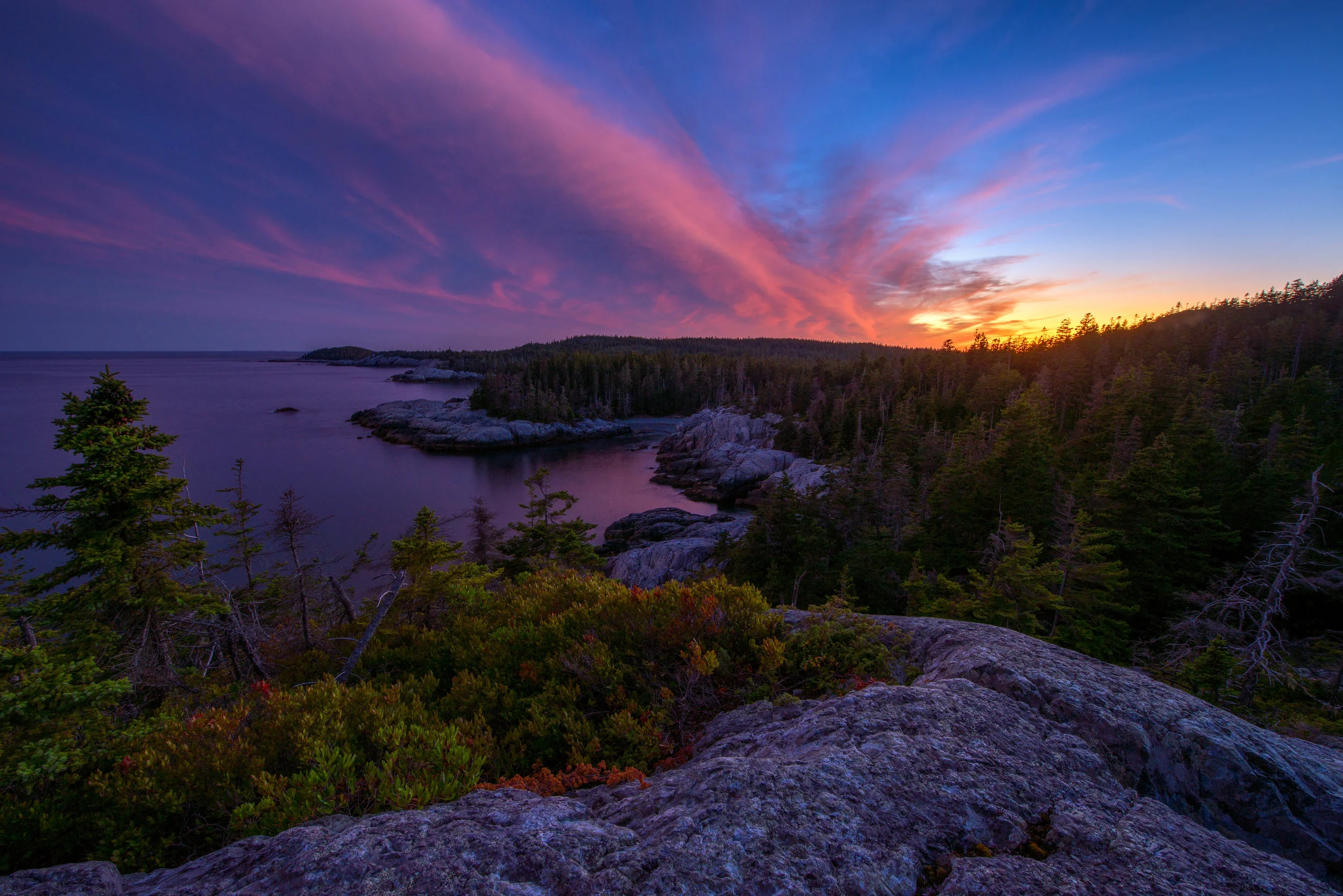 Sunset on Isle au Haut